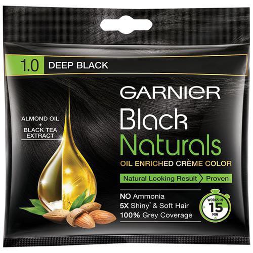Garnier Black Naturals Oil Enriched Crème Color