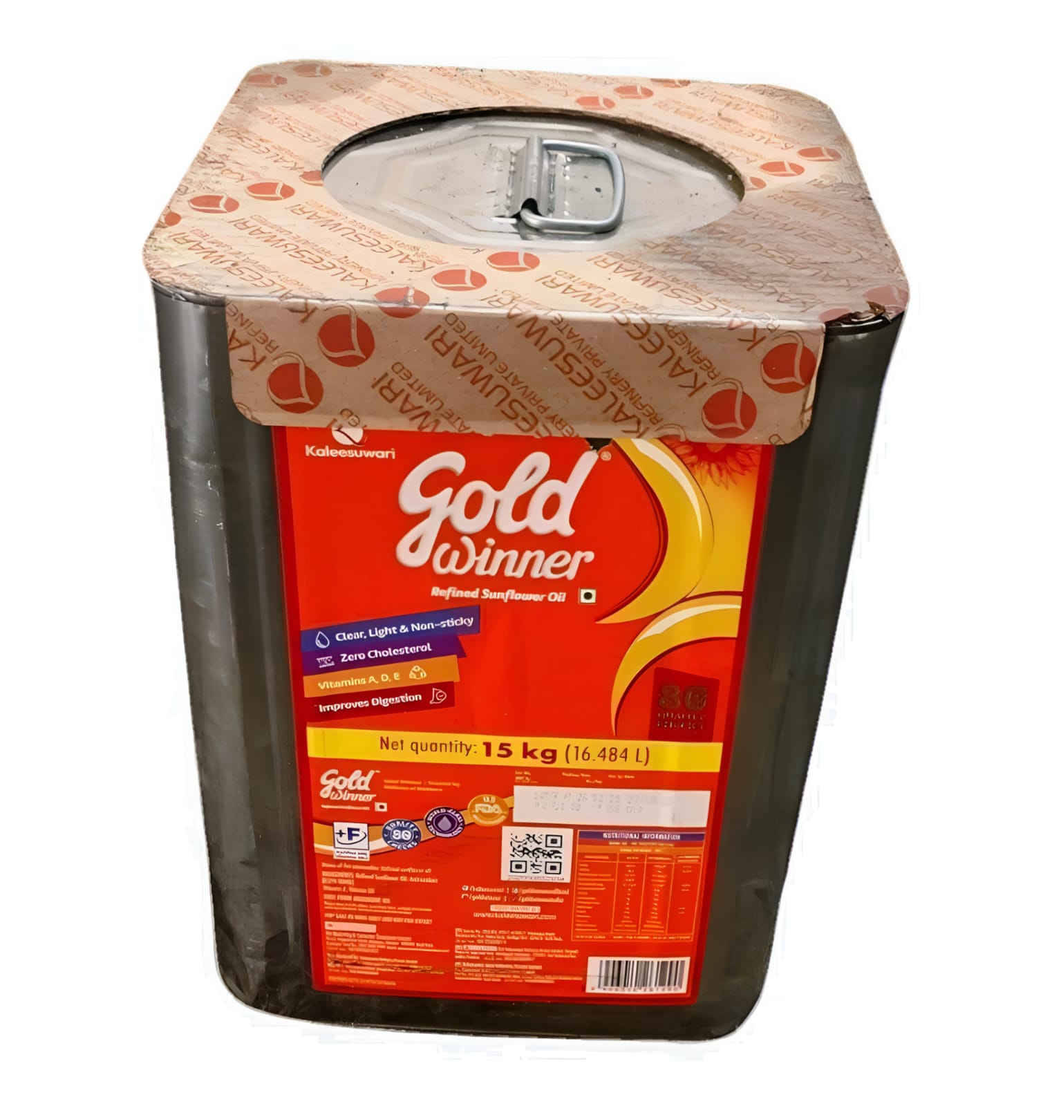 Gold Winner Refined Sunflower Oil 15kg