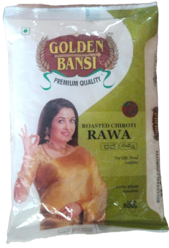 Golden Bansi Roasted Chiroti Rawa 500 G