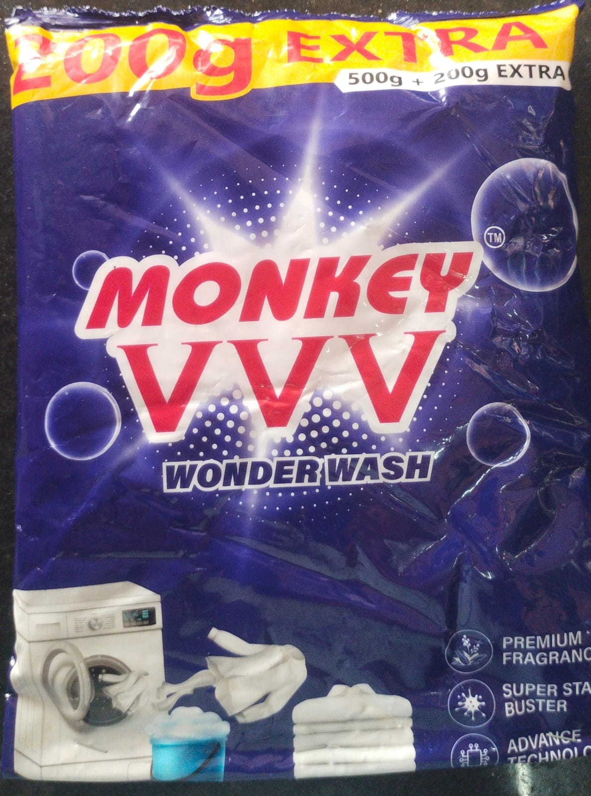 Monkey VVV Wonder Wash Detergent Powder 
