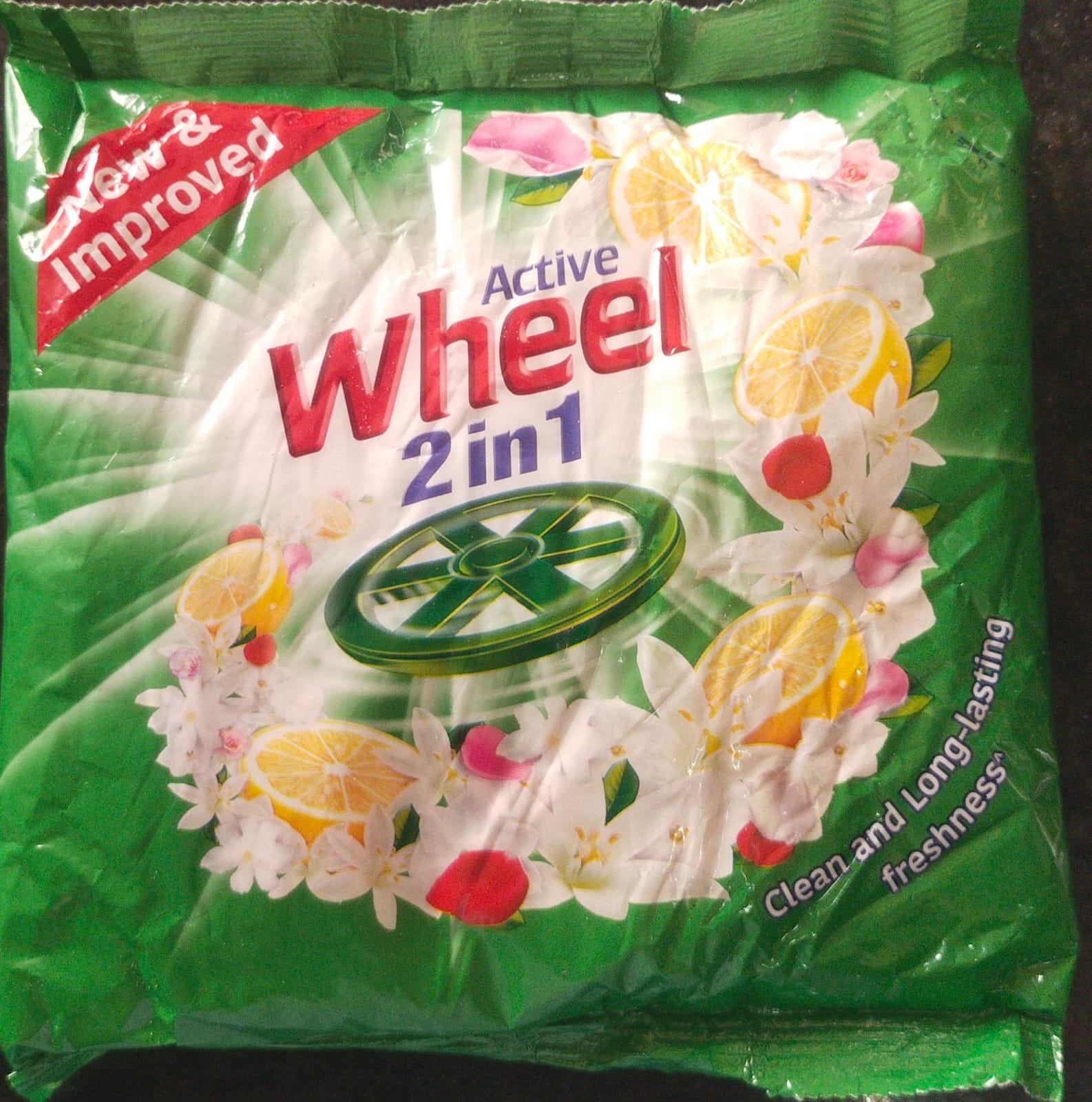  Wheel Detergent Powder Green Lemon & Jasmine 500 g
