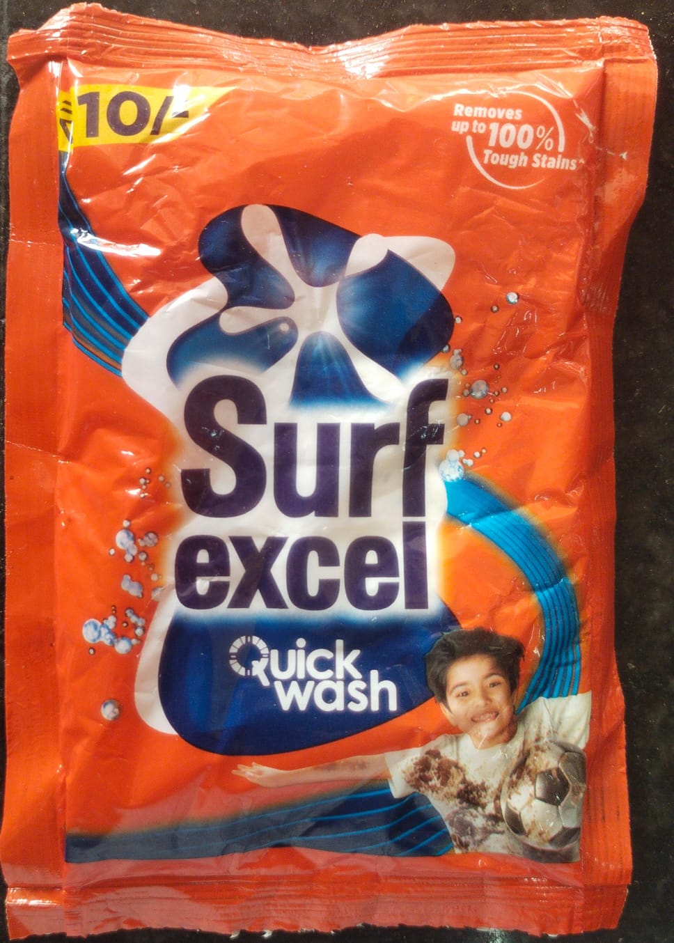 Surf Excel Quick Wash Detergent Powder,  Rs-10