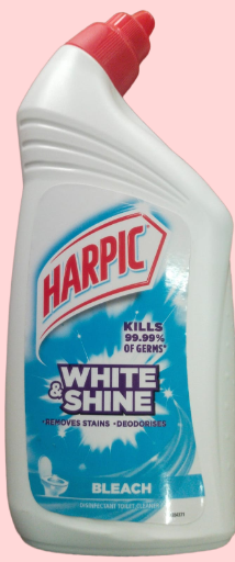 Harpic White and Shine Disinfectant Toilet Cleaner Bleach - 500 ml 