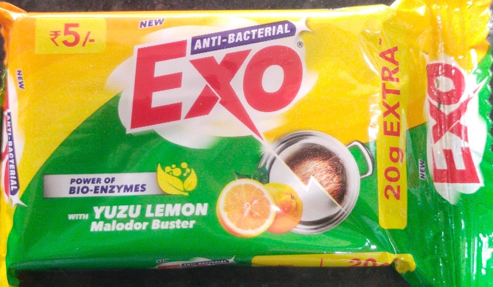 Exo  Dishwash Bar|Yuzu Lemon- 70G
