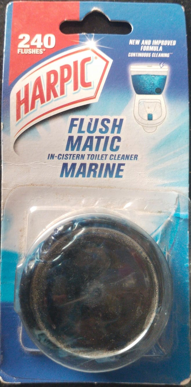 Harpic Flushmatic In-Cistern Lavender Block Toilet Cleaner 50g
