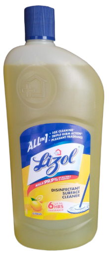 Lizol Disinfectant Surface & Floor Cleaner Liquid, Citrus - 1 Litre
