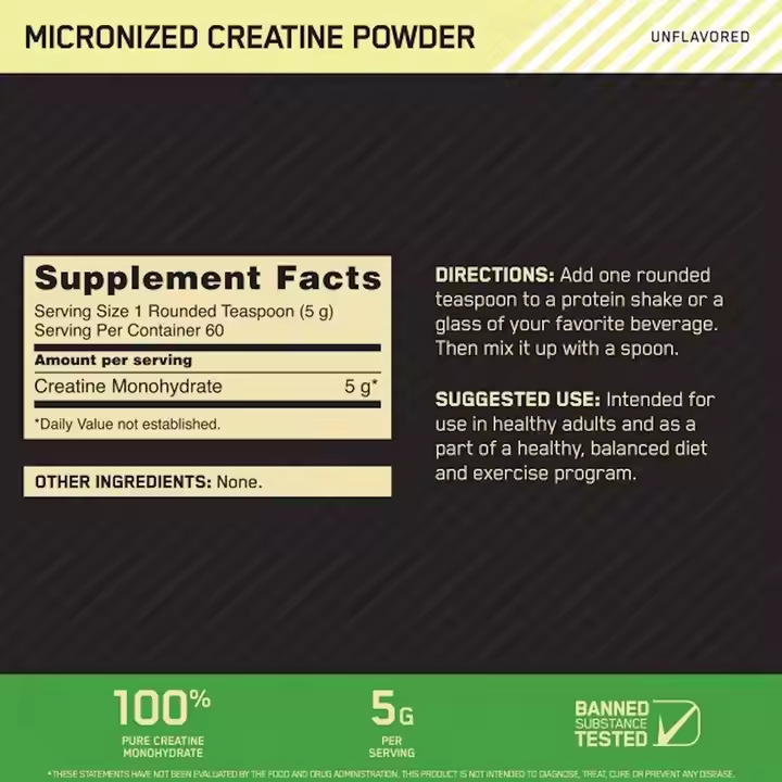  Creatine Powder Micronized W