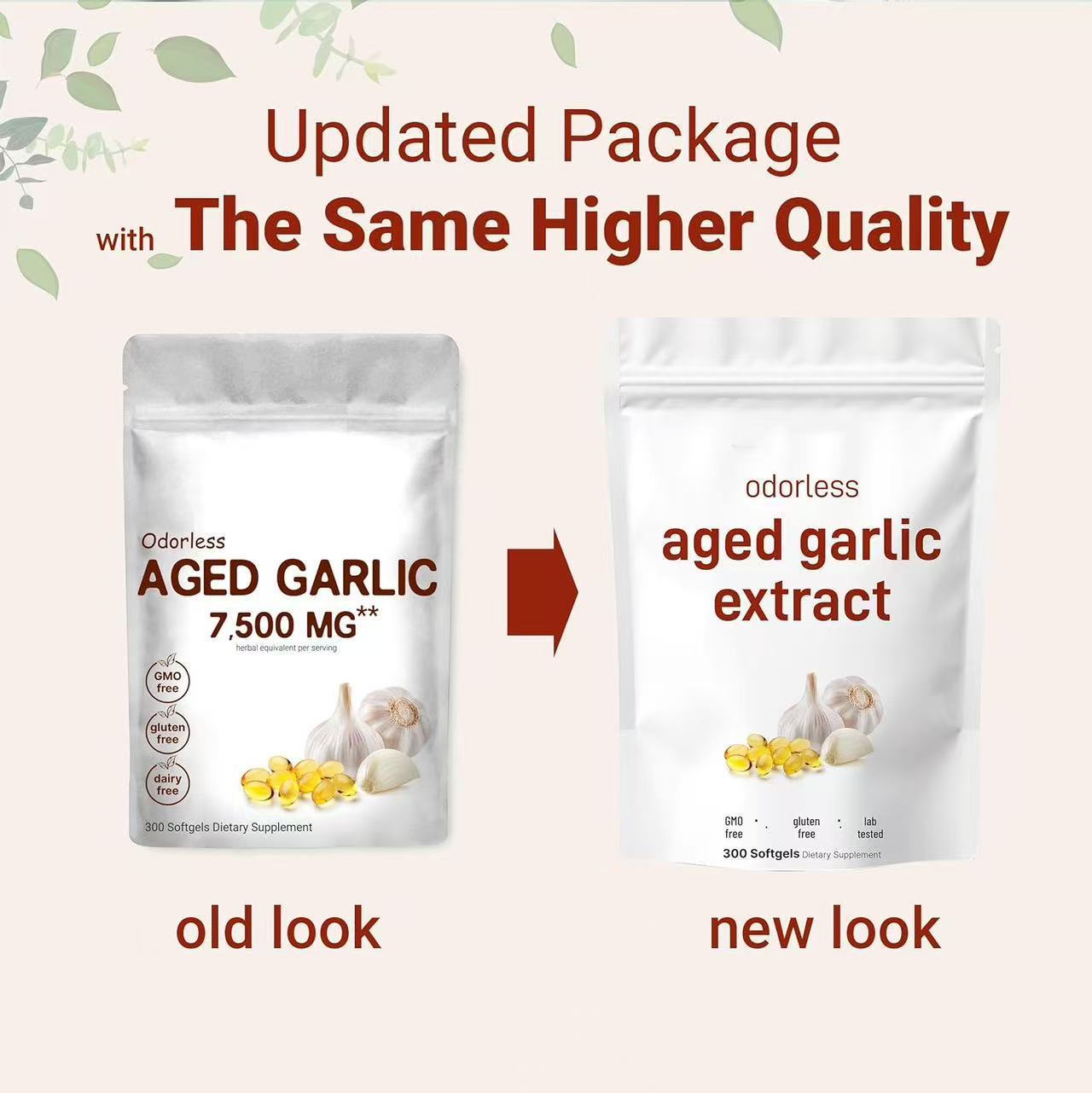 Garlic oil capsule W