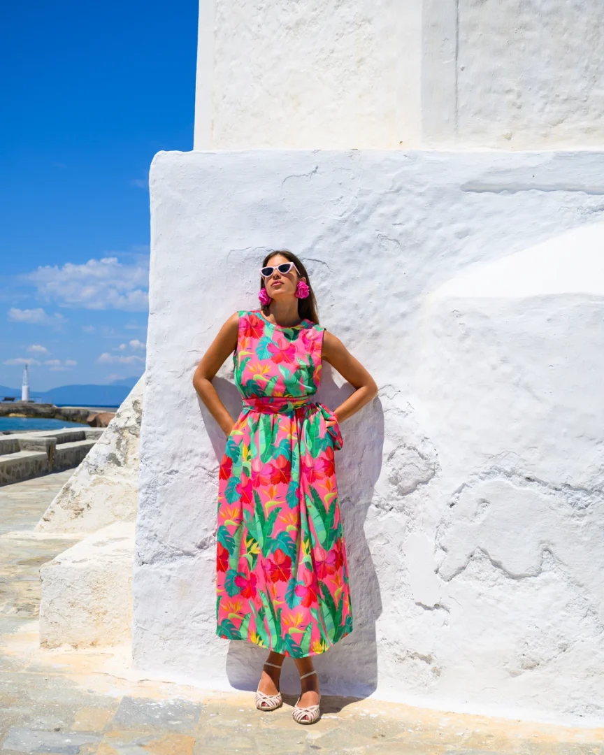 So bohemian Veta Dress (Pink)