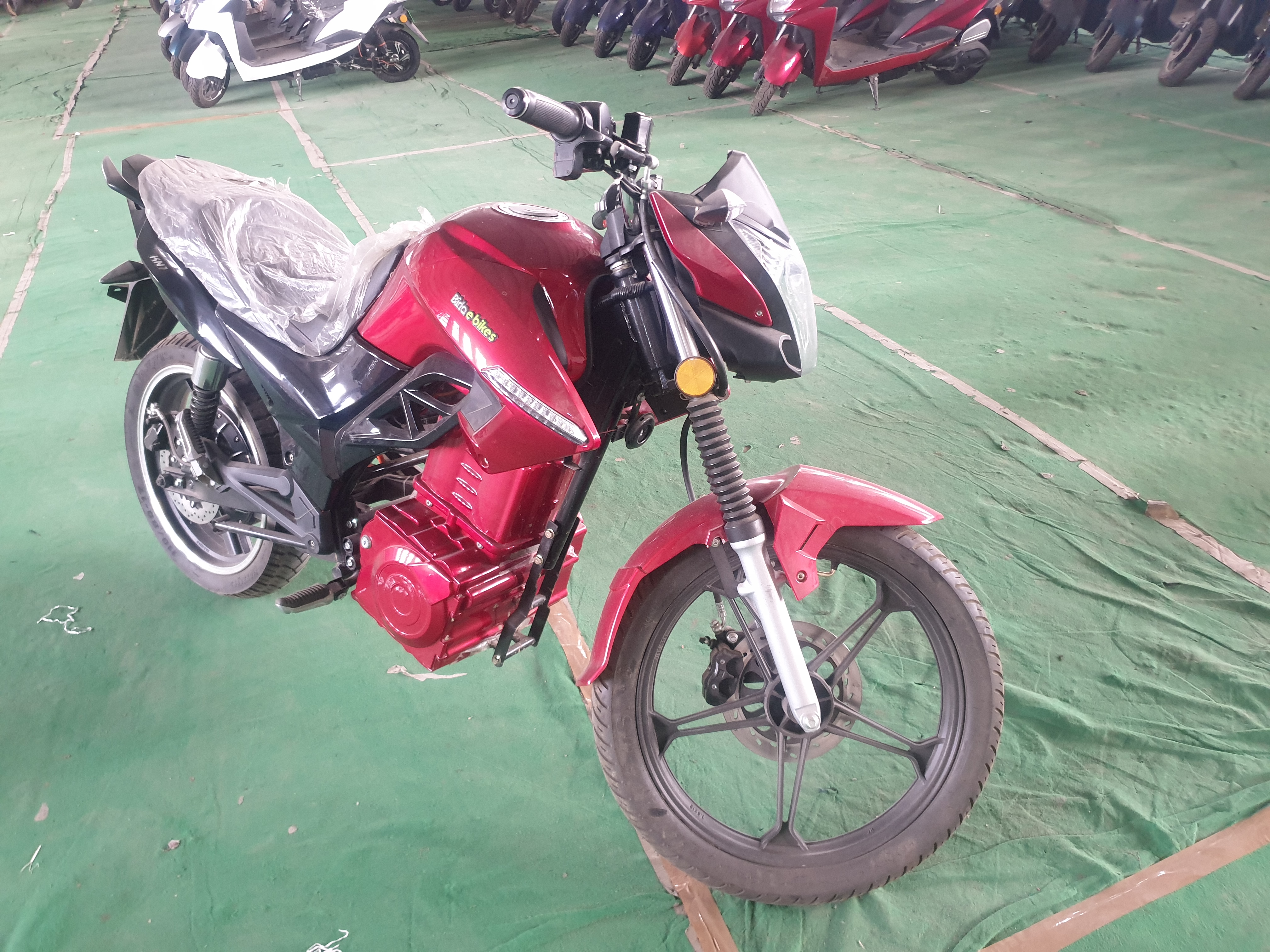 Red and Black Motorcycle