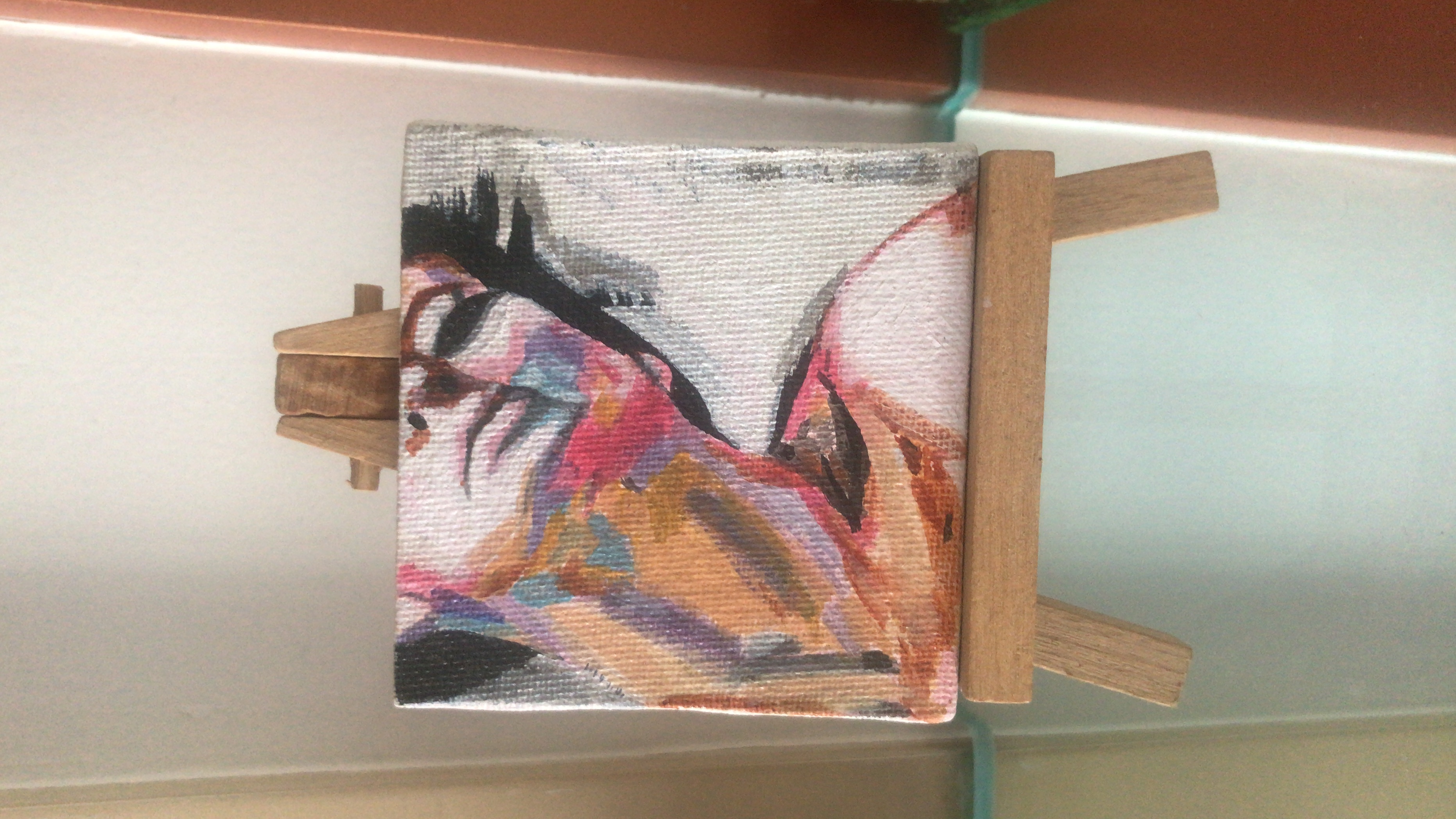 Abstract Portrait Mini Canvas