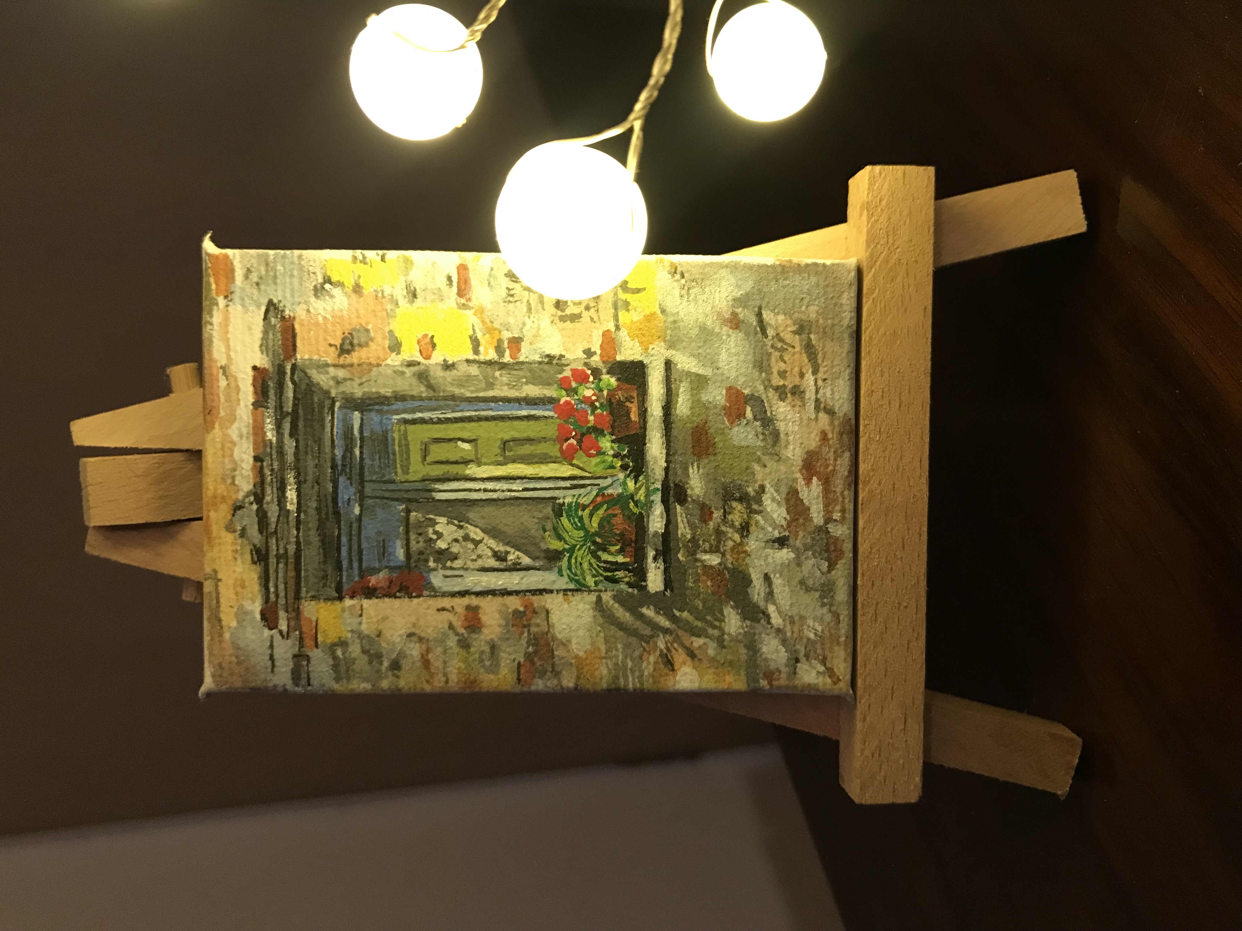 Miniature Doorway Painting