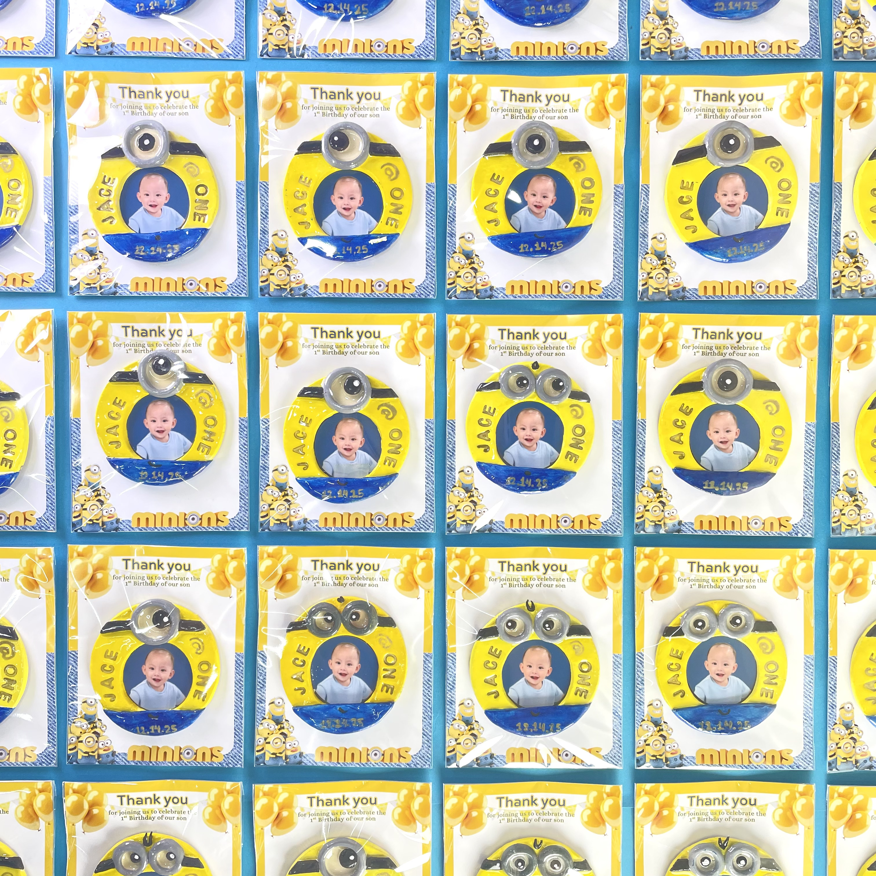 Clay Ref Magnet Souvenir – Personalized Refrigerator Magnet for Weddings, Birthdays & Special Events