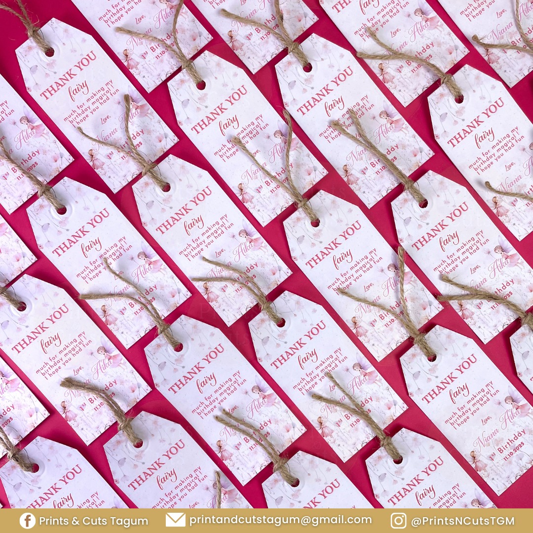 Customized Gift Tags Set of 12 – Personalized Tags for Gifts, Souvenirs & Special Events