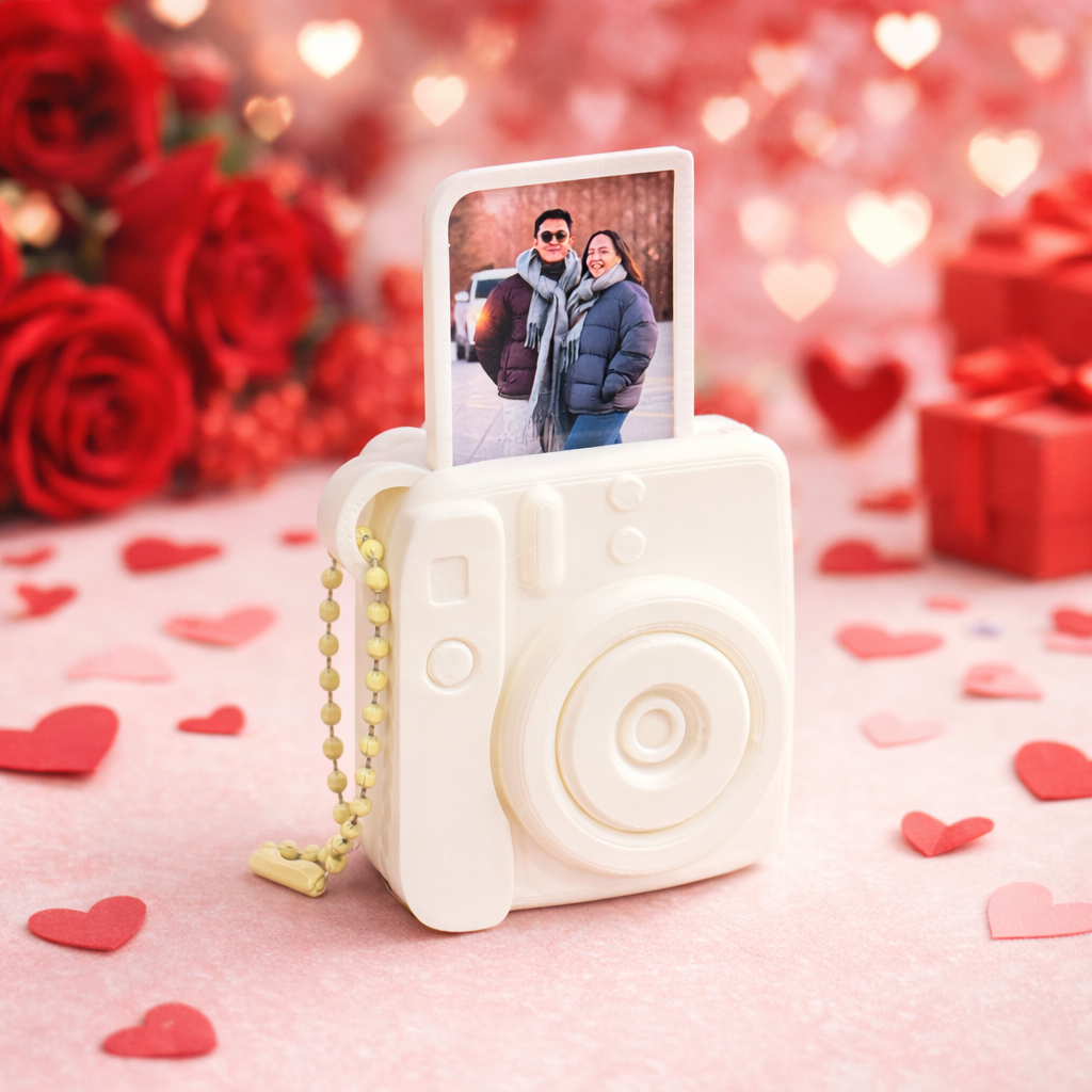 Mini Instax Keychain with Pop-Up Image – Personalized Photo Keychain Souvenir & Gift