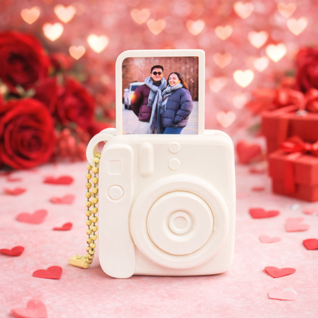 Mini Instax Keychain with Pop-Up Image – Personalized Photo Keychain Souvenir & Gift