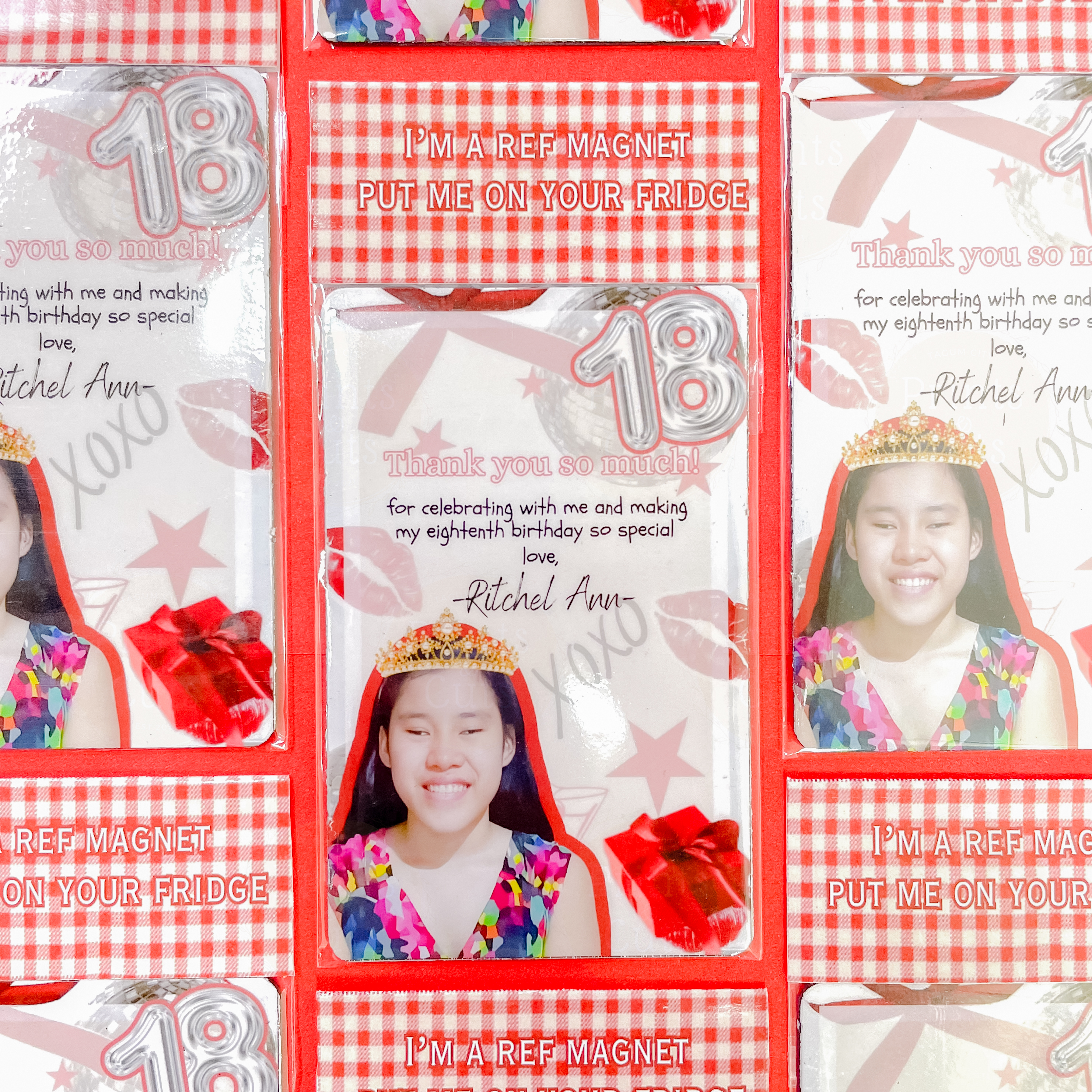 ATM Size Ref Magnet Souvenir | Custom Card-Size Personalized Photo Magnet