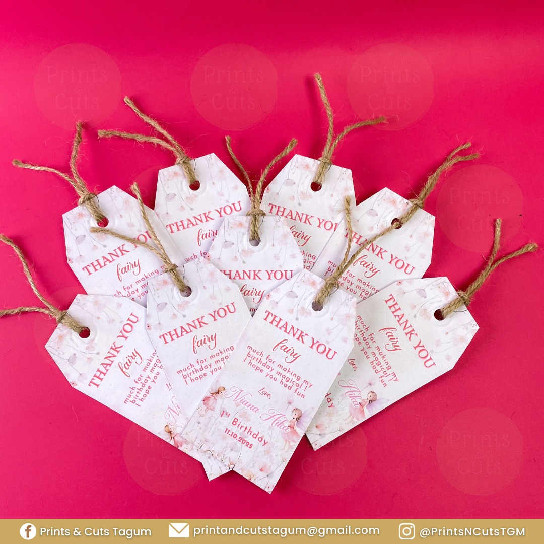 Customized Gift Tags Set of 12 – Personalized Tags for Gifts, Souvenirs & Special Events