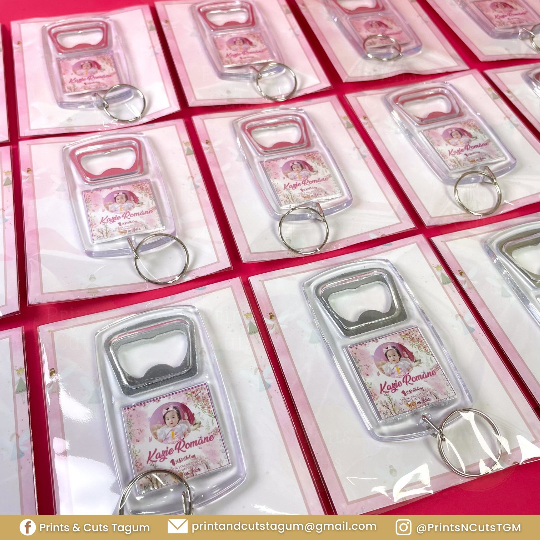 Acrylic Bottle Opener Souvenir – Personalized Bottle Opener for Weddings, Parties & Events