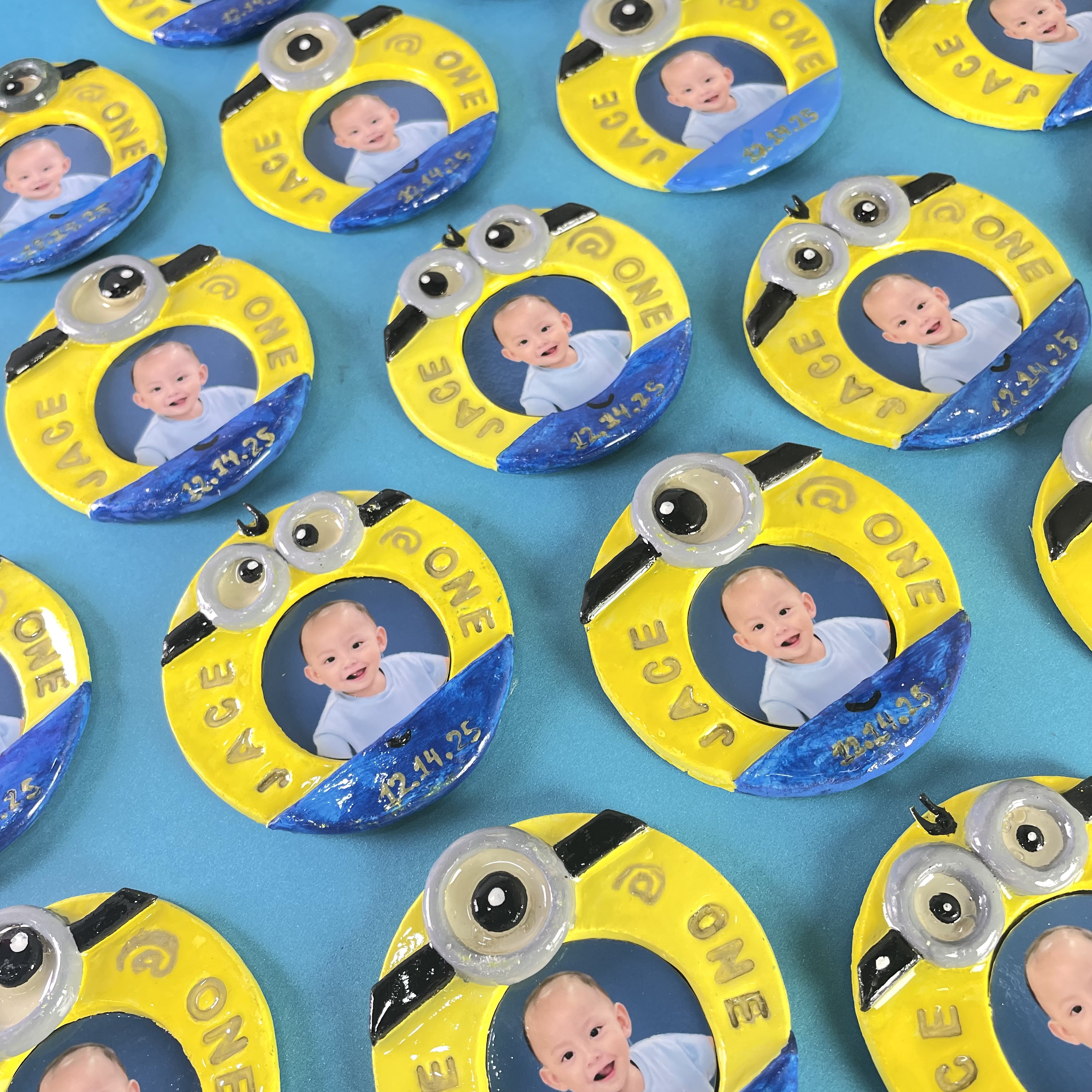 Clay Ref Magnet Souvenir – Personalized Refrigerator Magnet for Weddings, Birthdays & Special Events