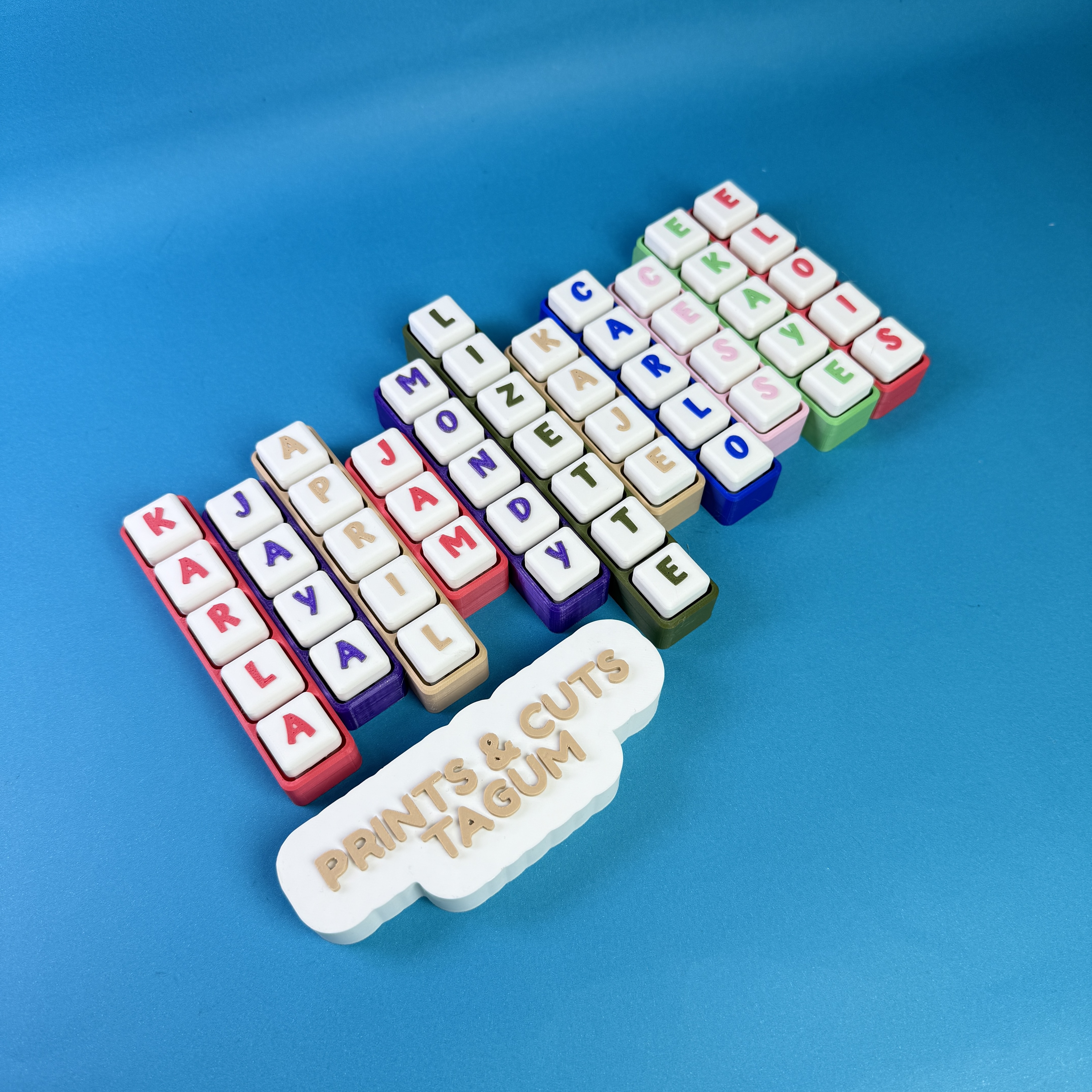 3D Printed Keyboard Fidget Clicker – Mechanical Key Switch Stress Relief Toy for Focus & Relaxation