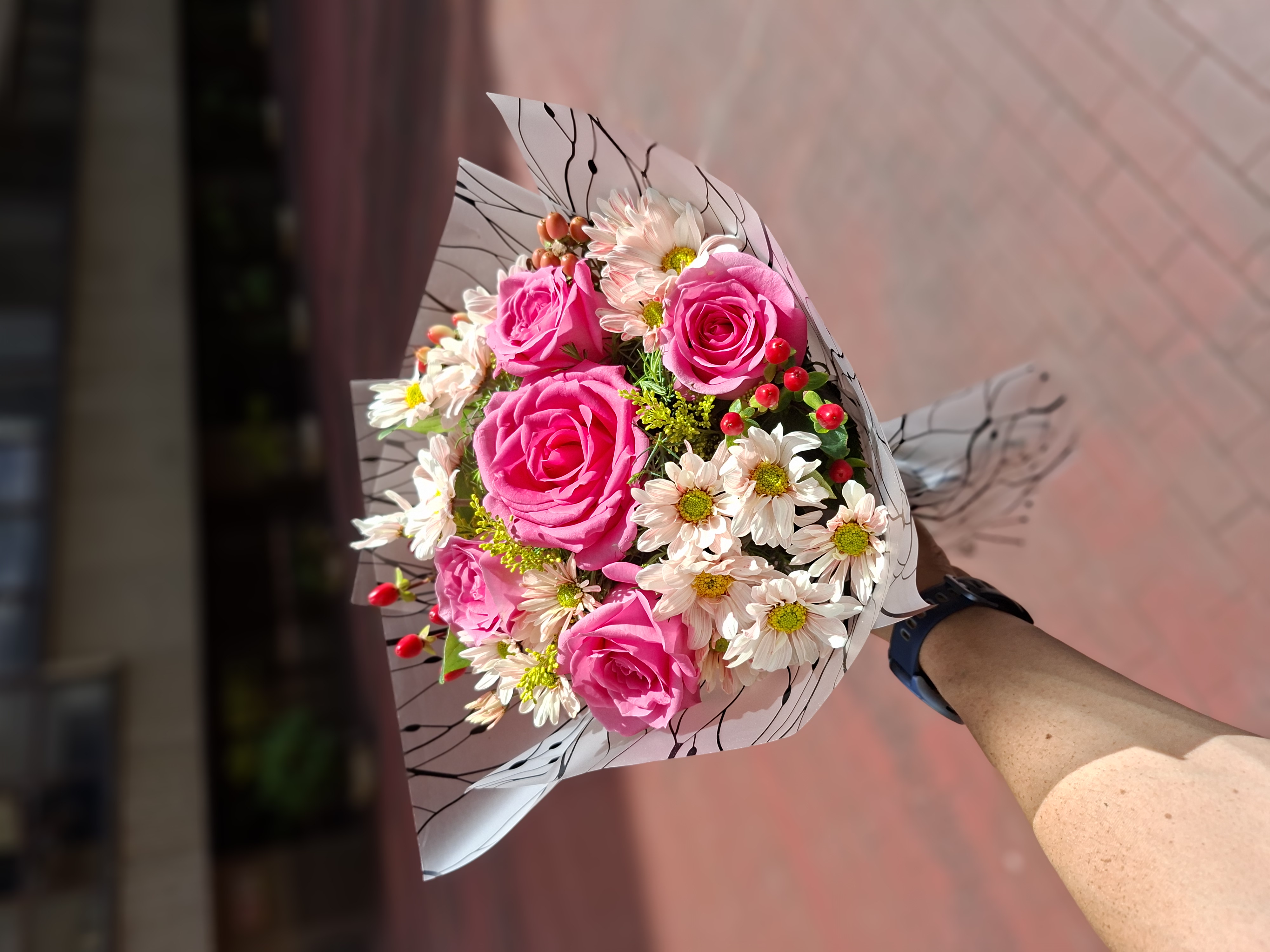 Bouquet de 5 rosas