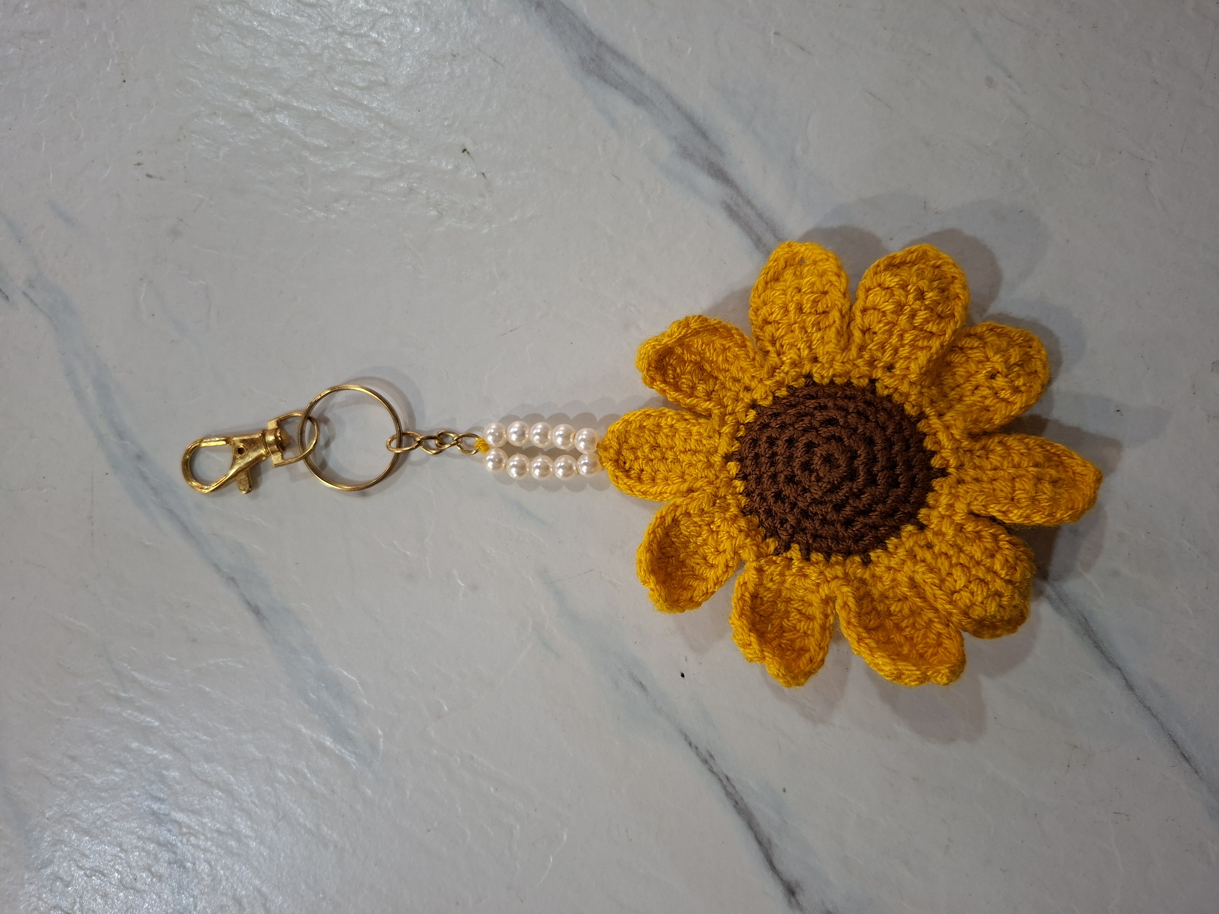 Llaveros Flores Tejidas