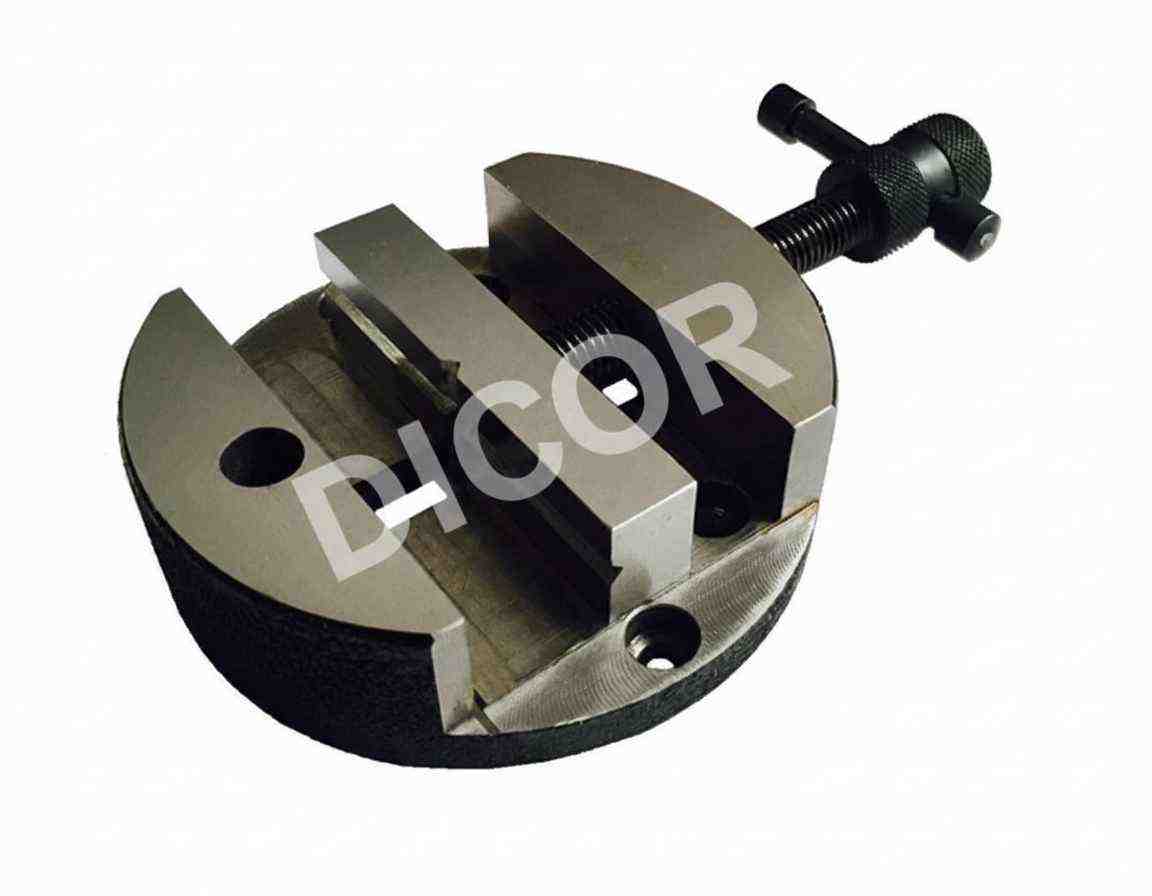 Precision Round Milling Vise for 3" (75mm) and 4" (100mm) Rotary Tables