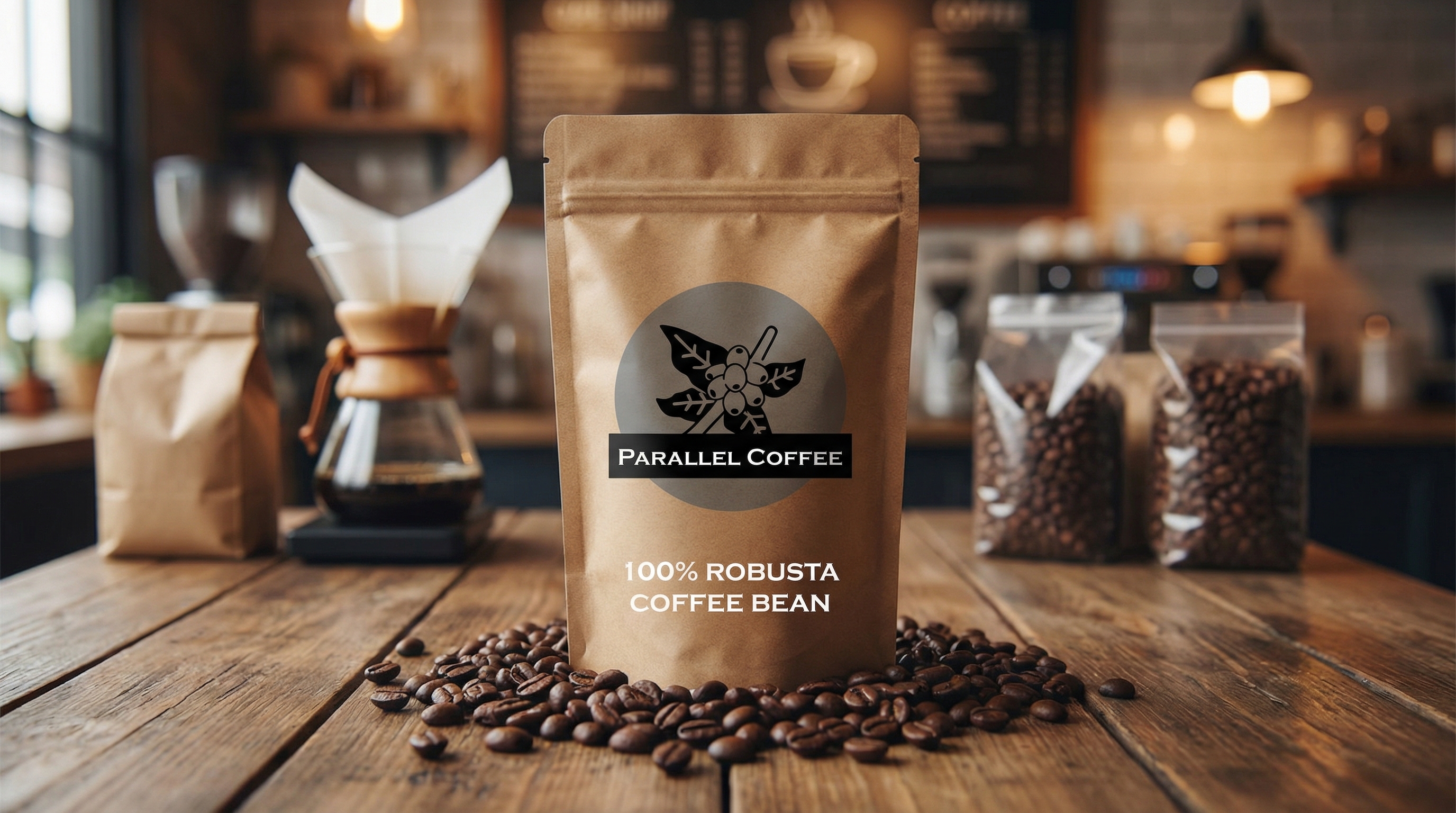 Parallel Coffee 100% Robusta Coffee Bean