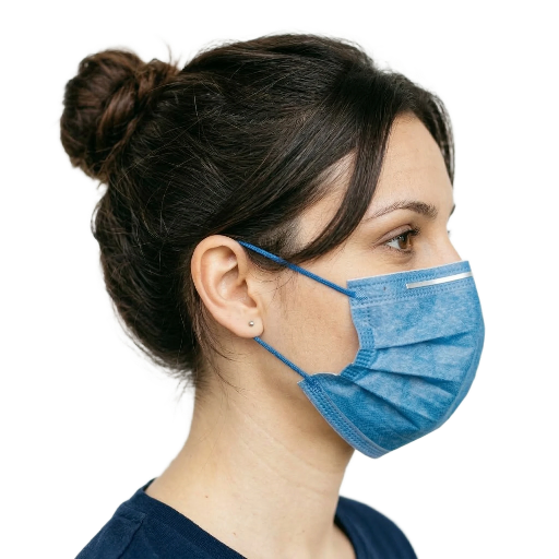 Cubrebocas tricapa desechable