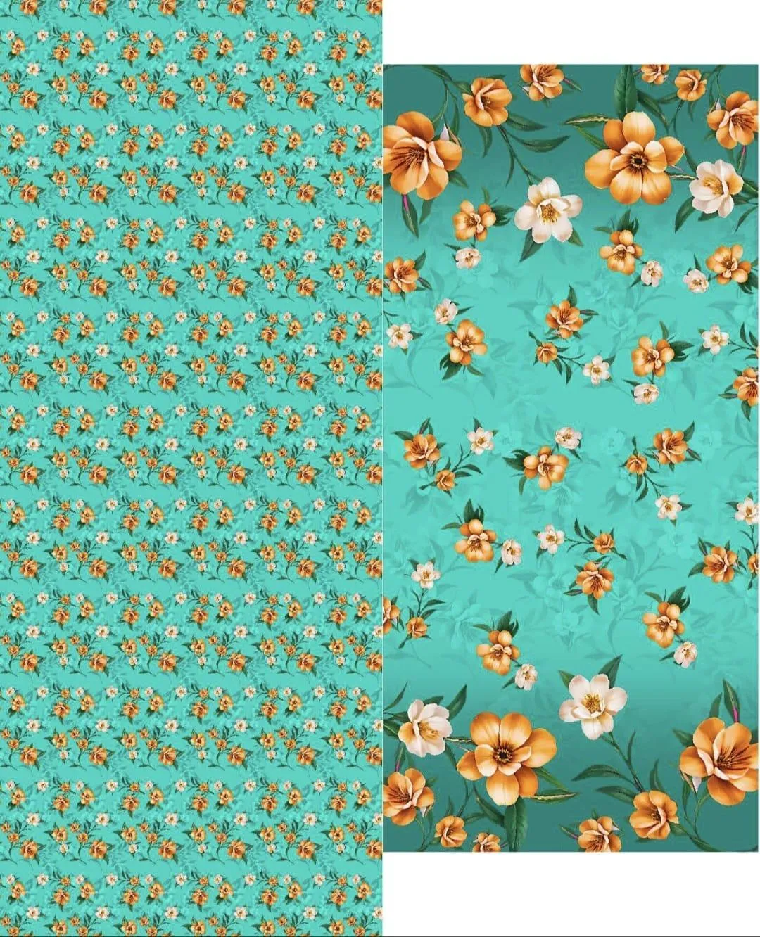 Green Digital Printed Lawn Suit - 3Pc