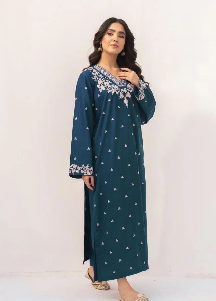 2 Pcs Women's Unstitched Embroidered Suit