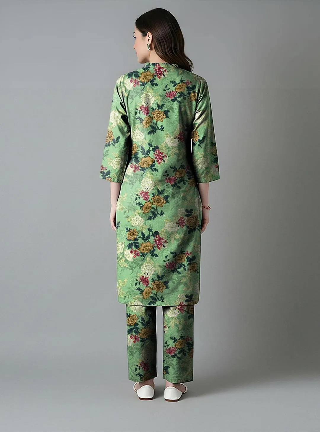 2 Pcs Women's Unstitched Printed Suit