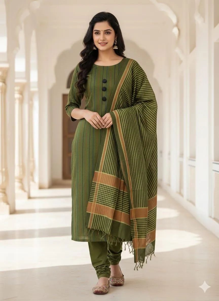 Multicolor Swiss Lawn Suit - 3Pc