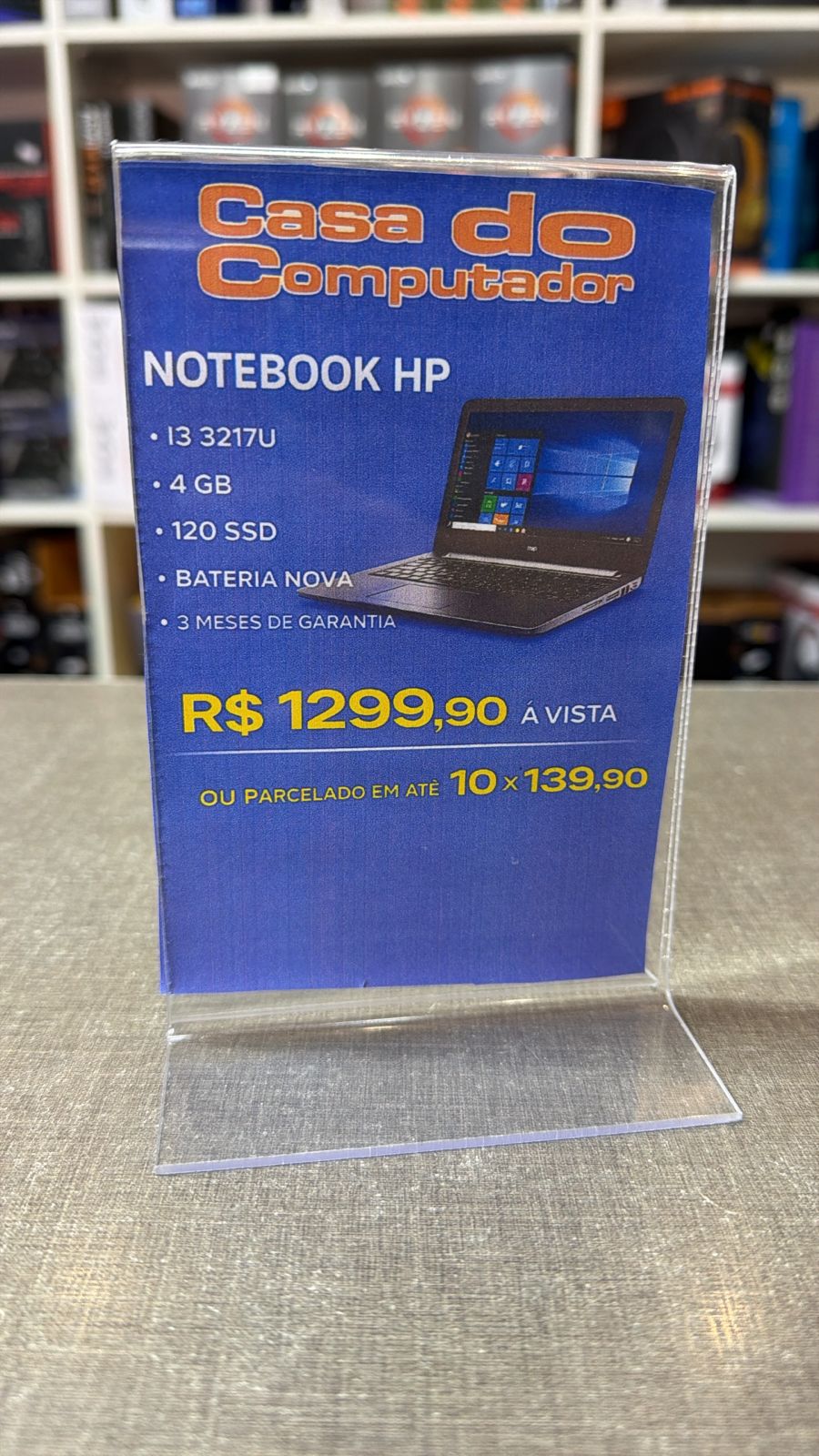 Notebook HP  i3