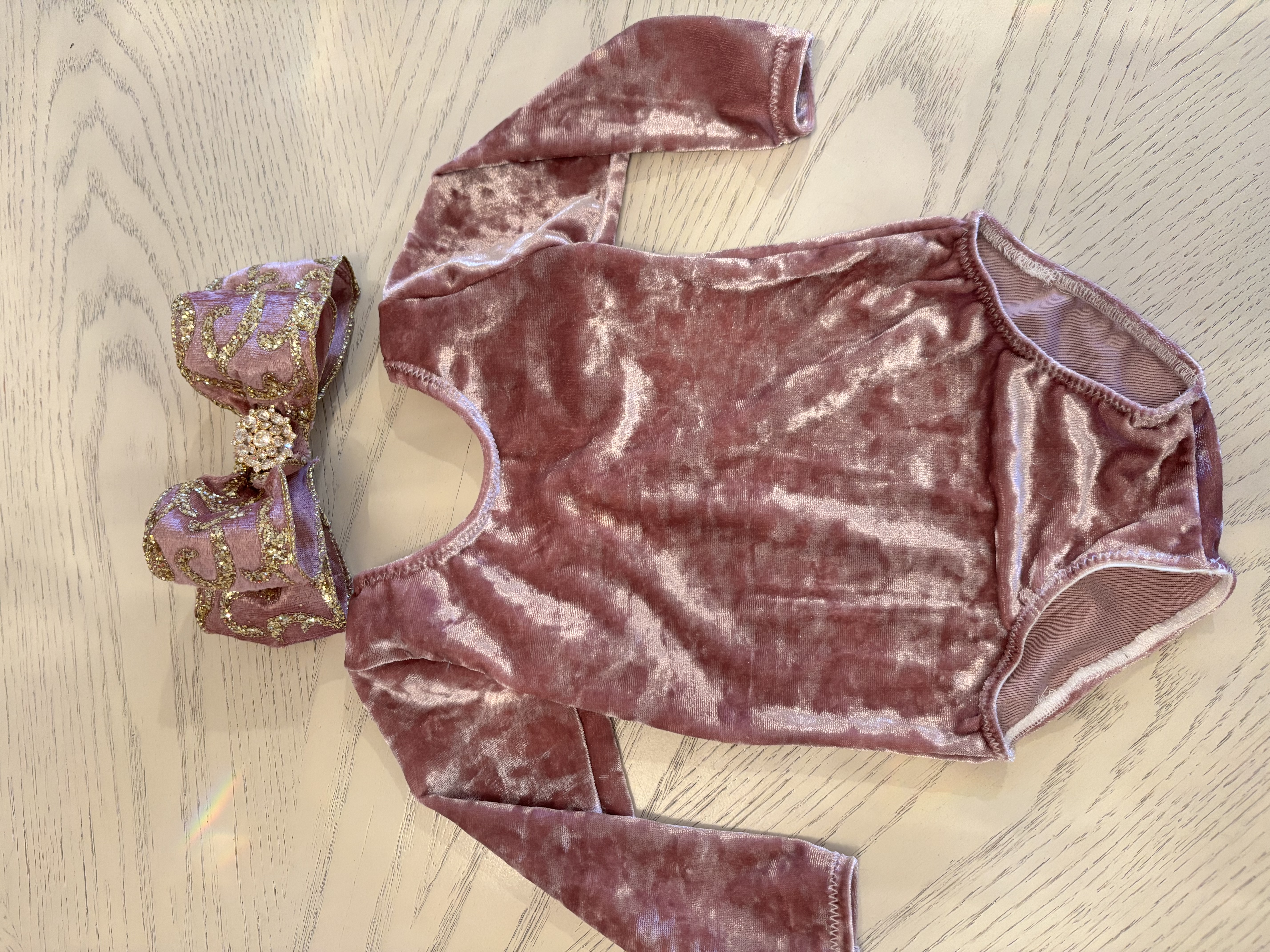 Velvet Long Sleeve Baby Bodysuits