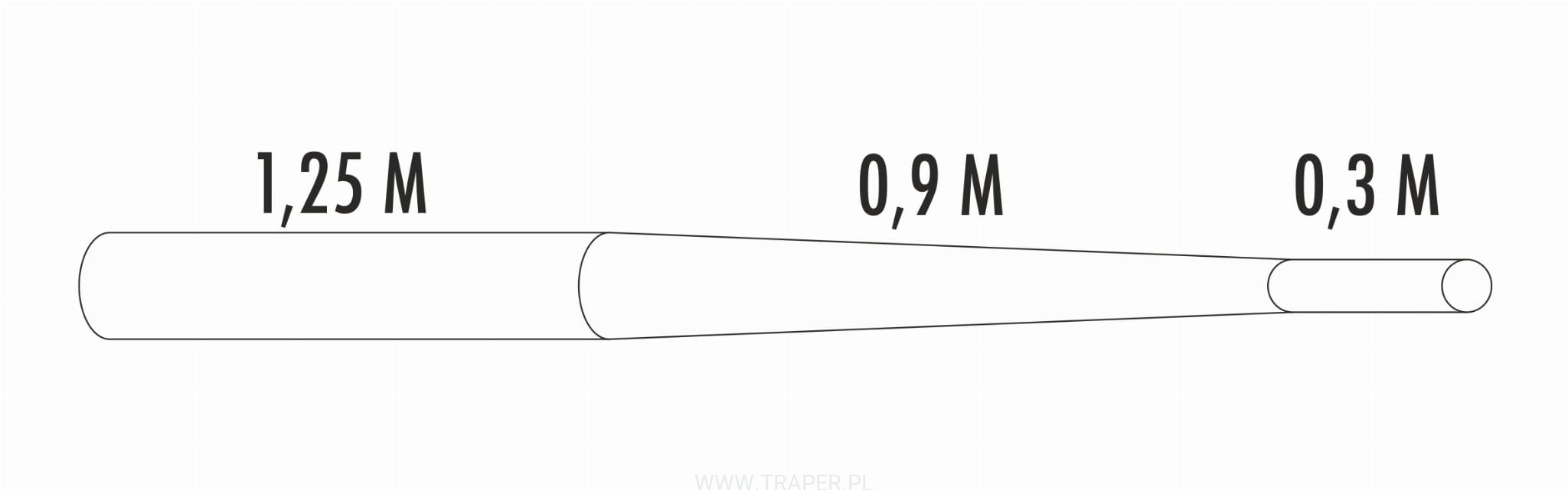 Traper Saltwater Tapered Leader