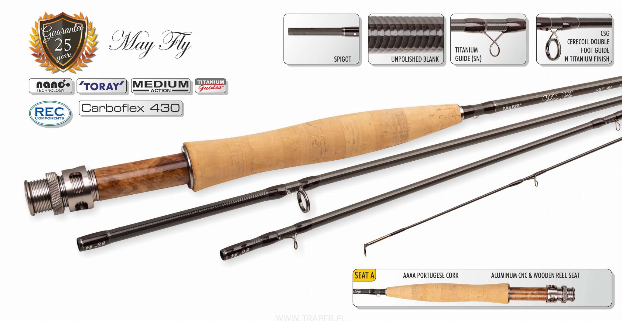 TRAPER PIOTR MAY FLY ROD