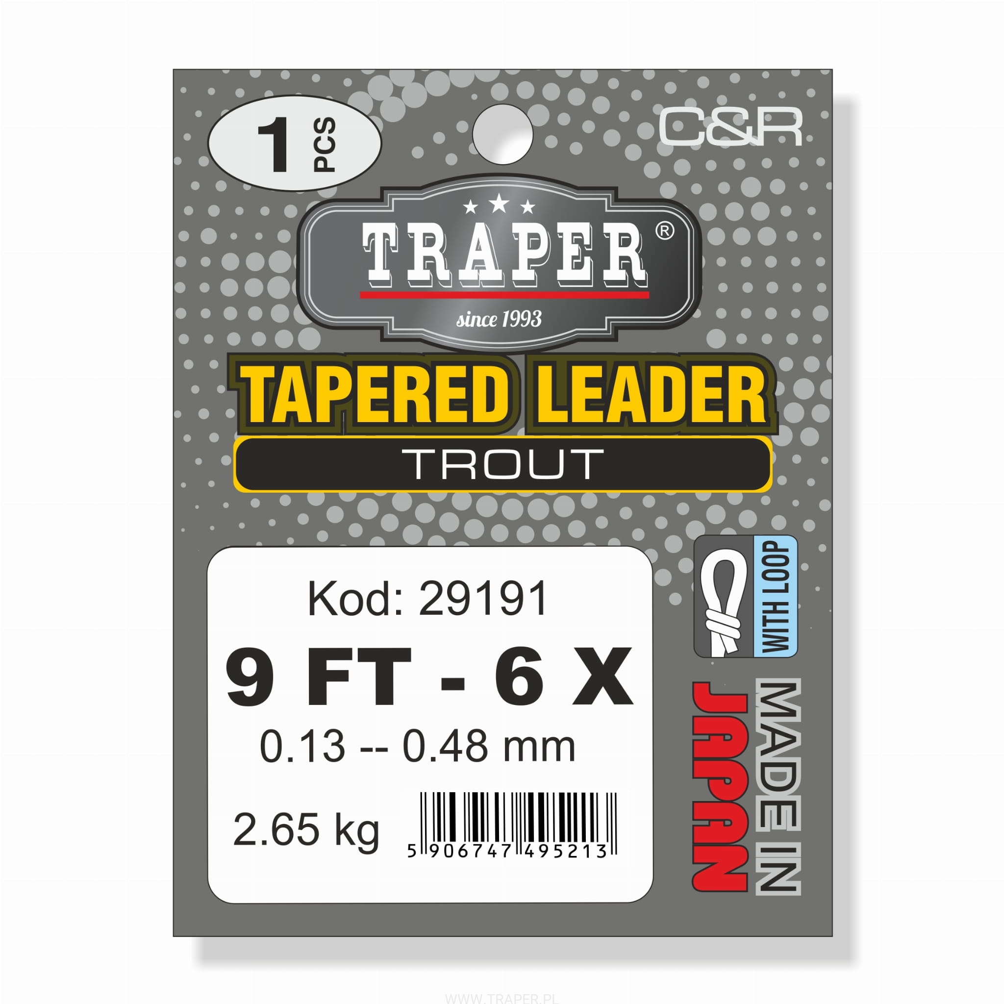 Traper Tapered Trout Leader