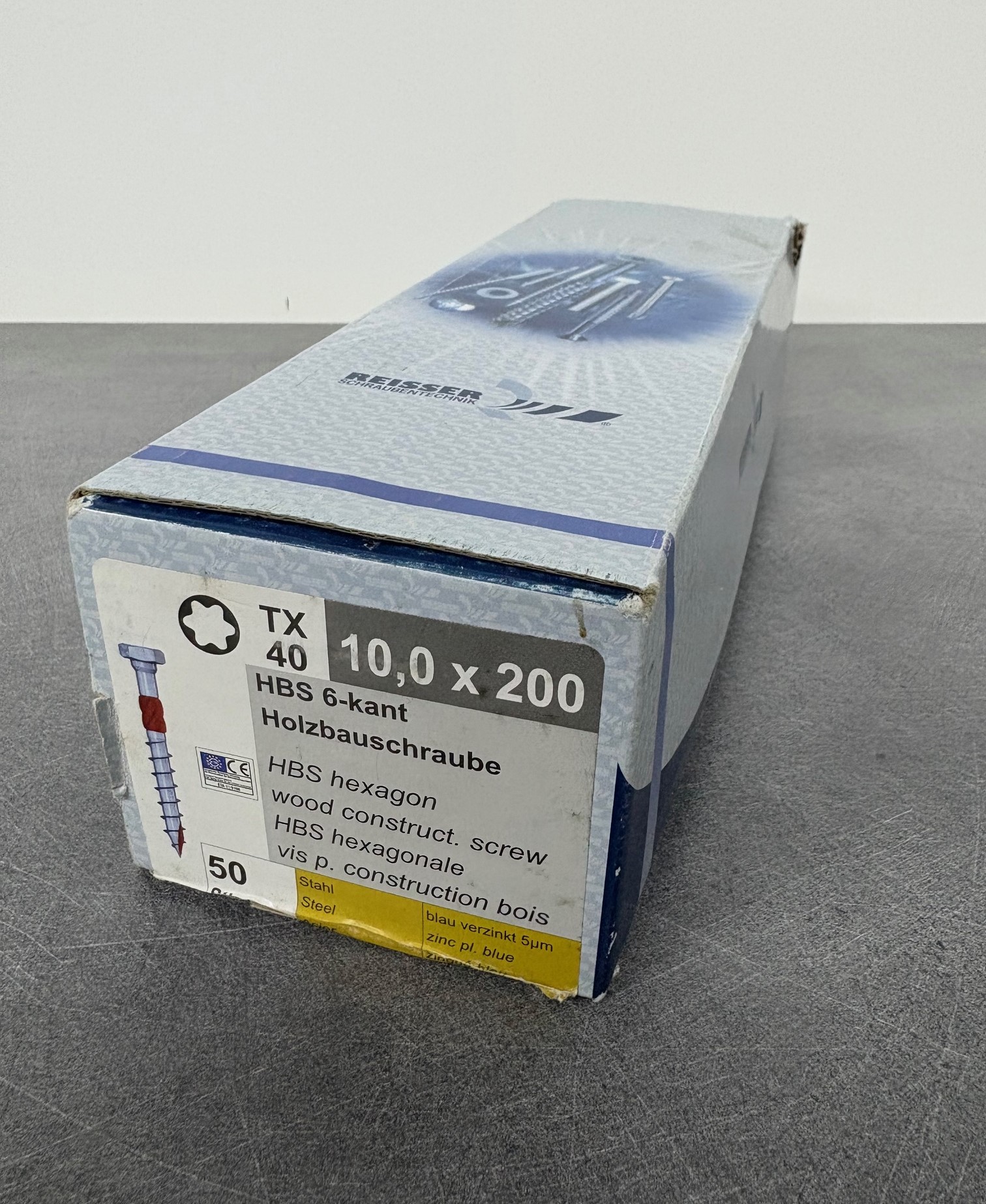 VIS BOIS HBS HEXAGONALE 10X200