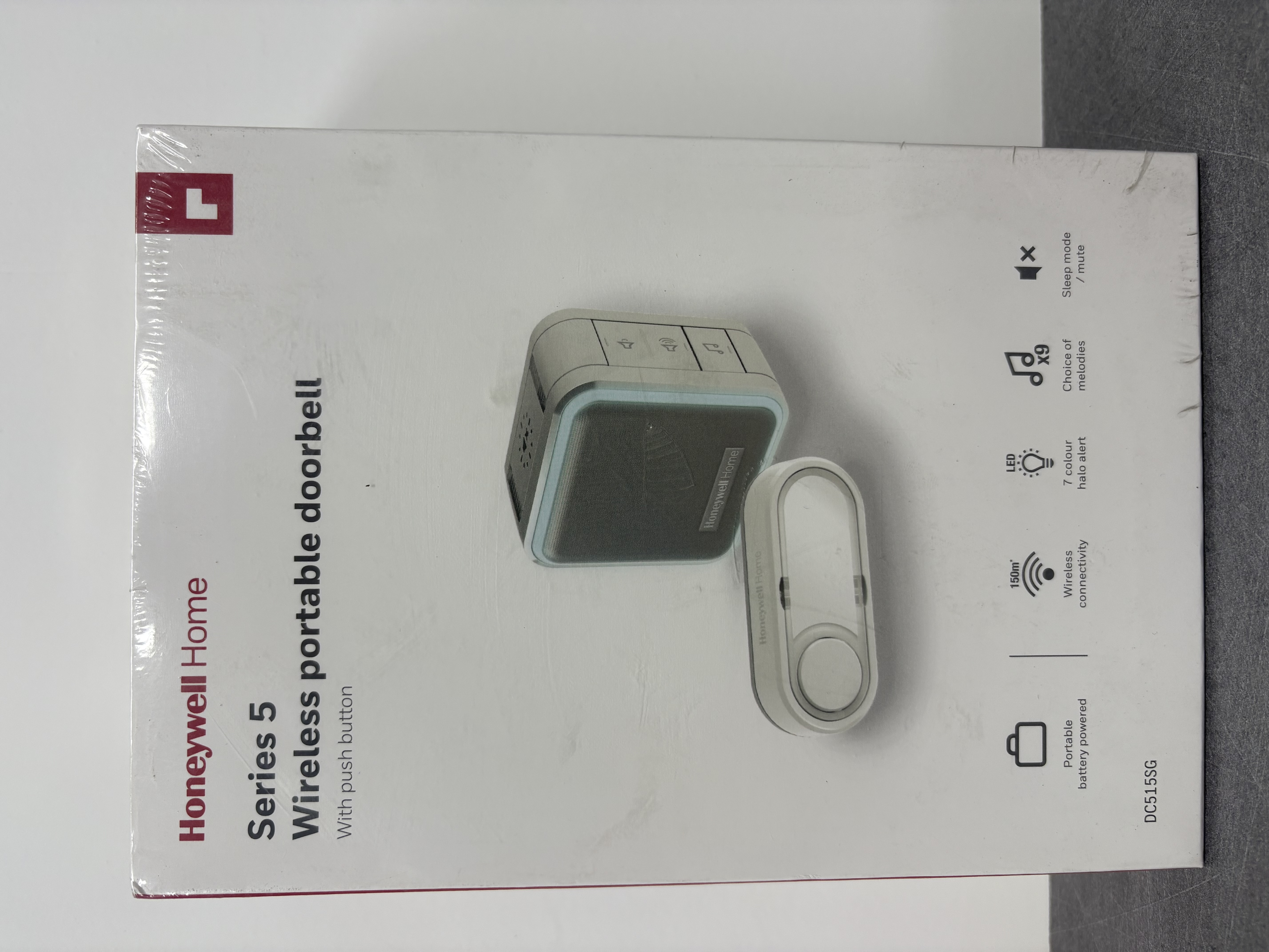 CARILLON DC515S ARGENT SANS FIL LUMINEUX - HONEYWELL