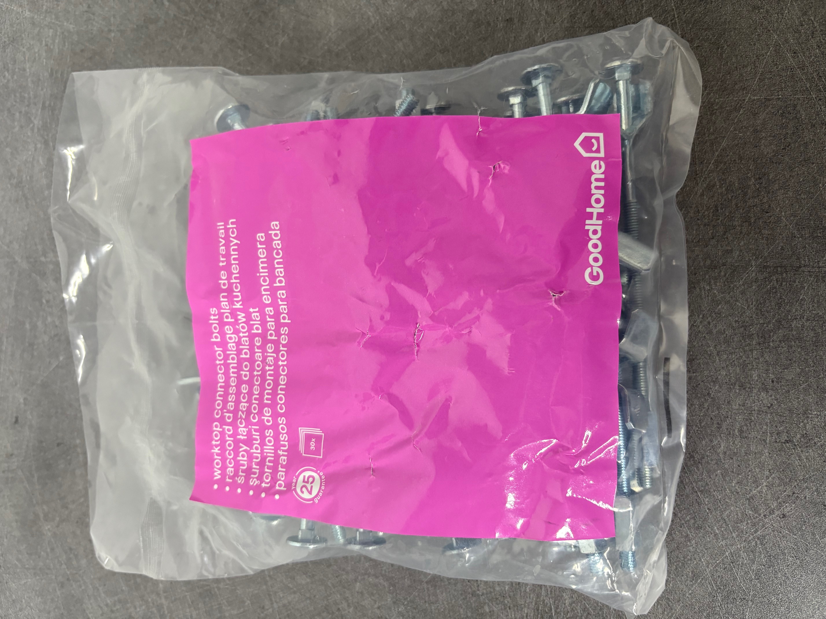 BOULONS CONNECTEURS PLAN DE TRAVAIL 