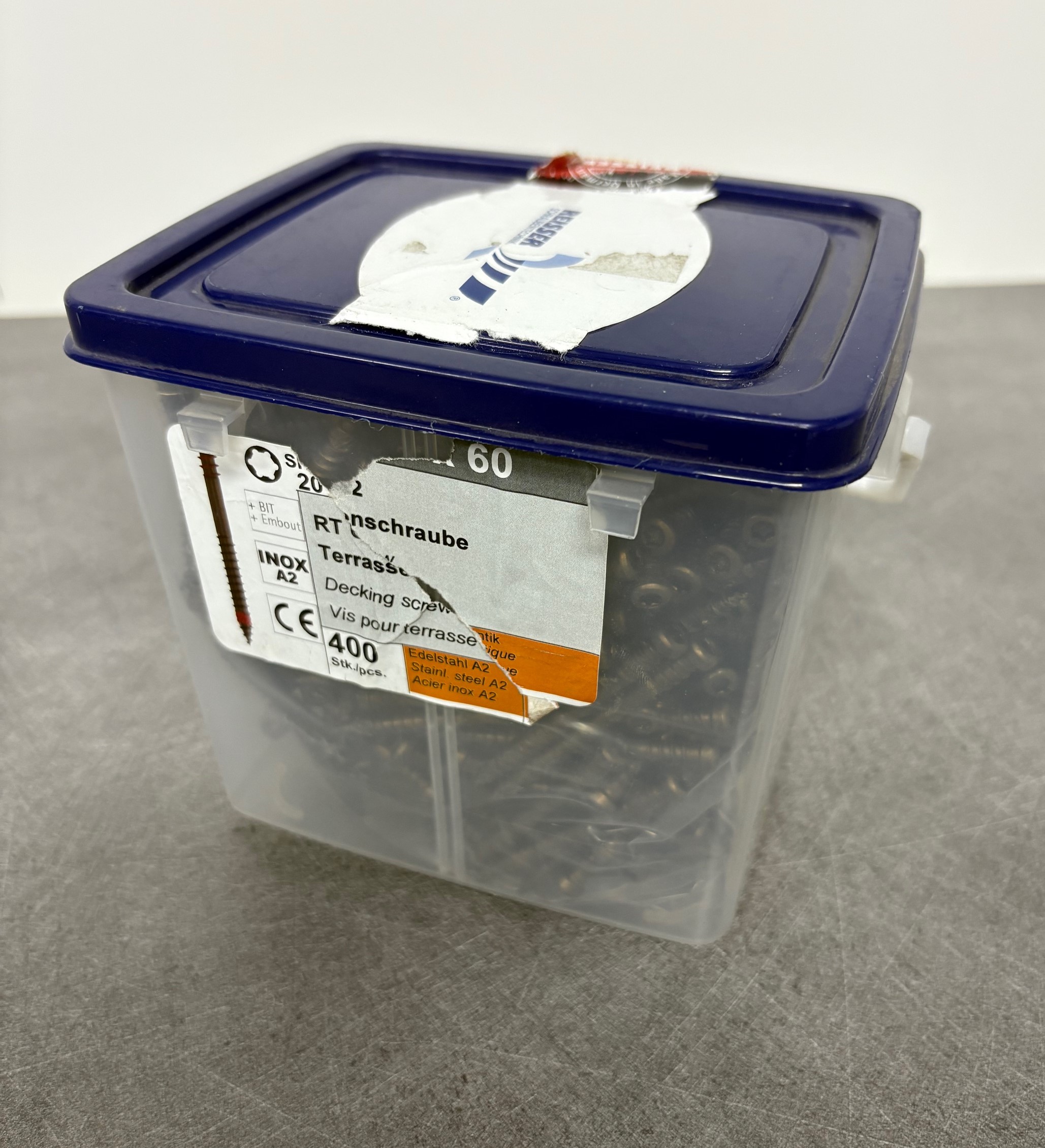 VIS TERRASSE RT INOX A2 REISSER ANTIQUE 5X60