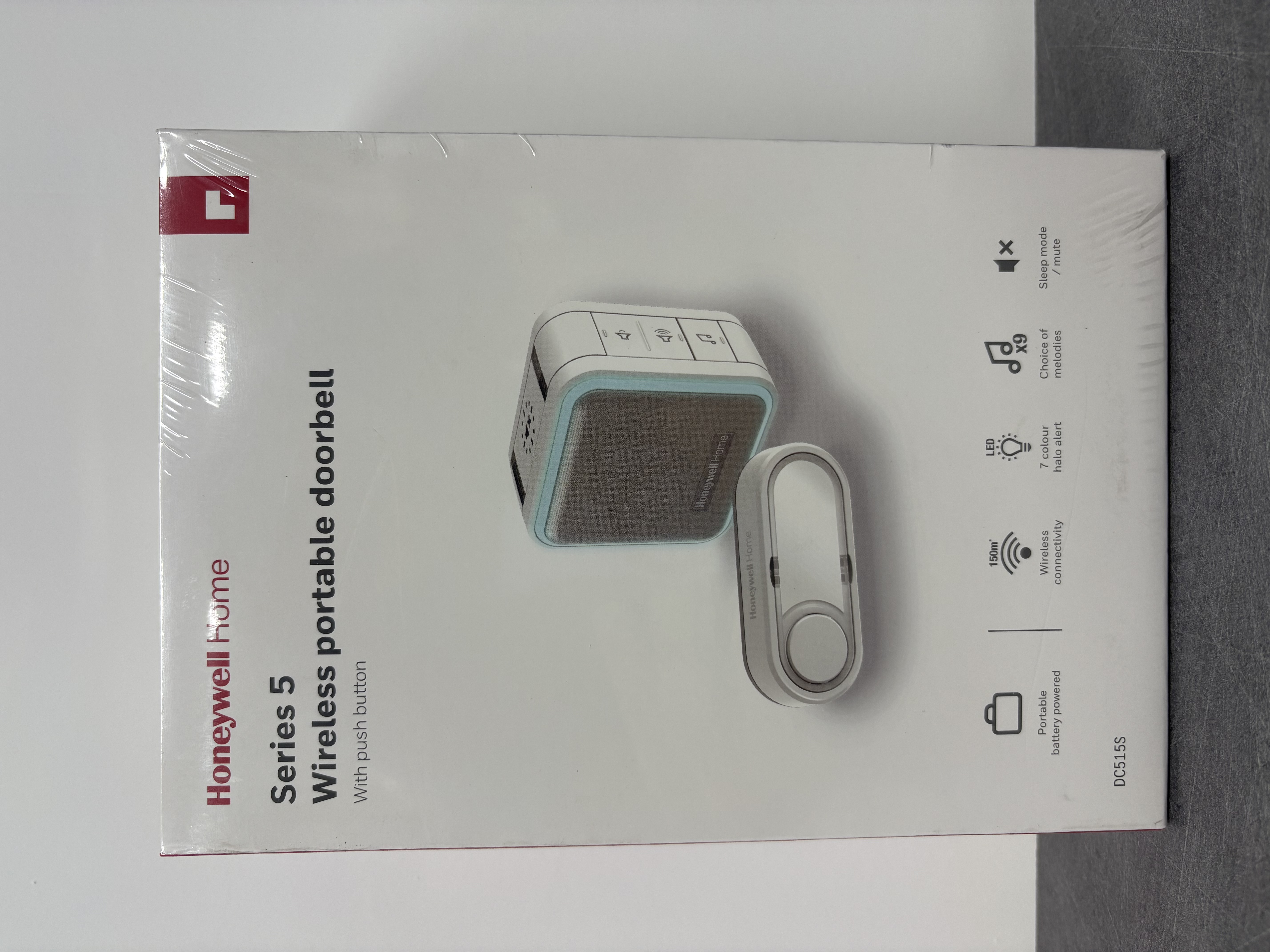 CARILLON DC515S BLANC SANS FIL LUMINEUX - HONEYWELL