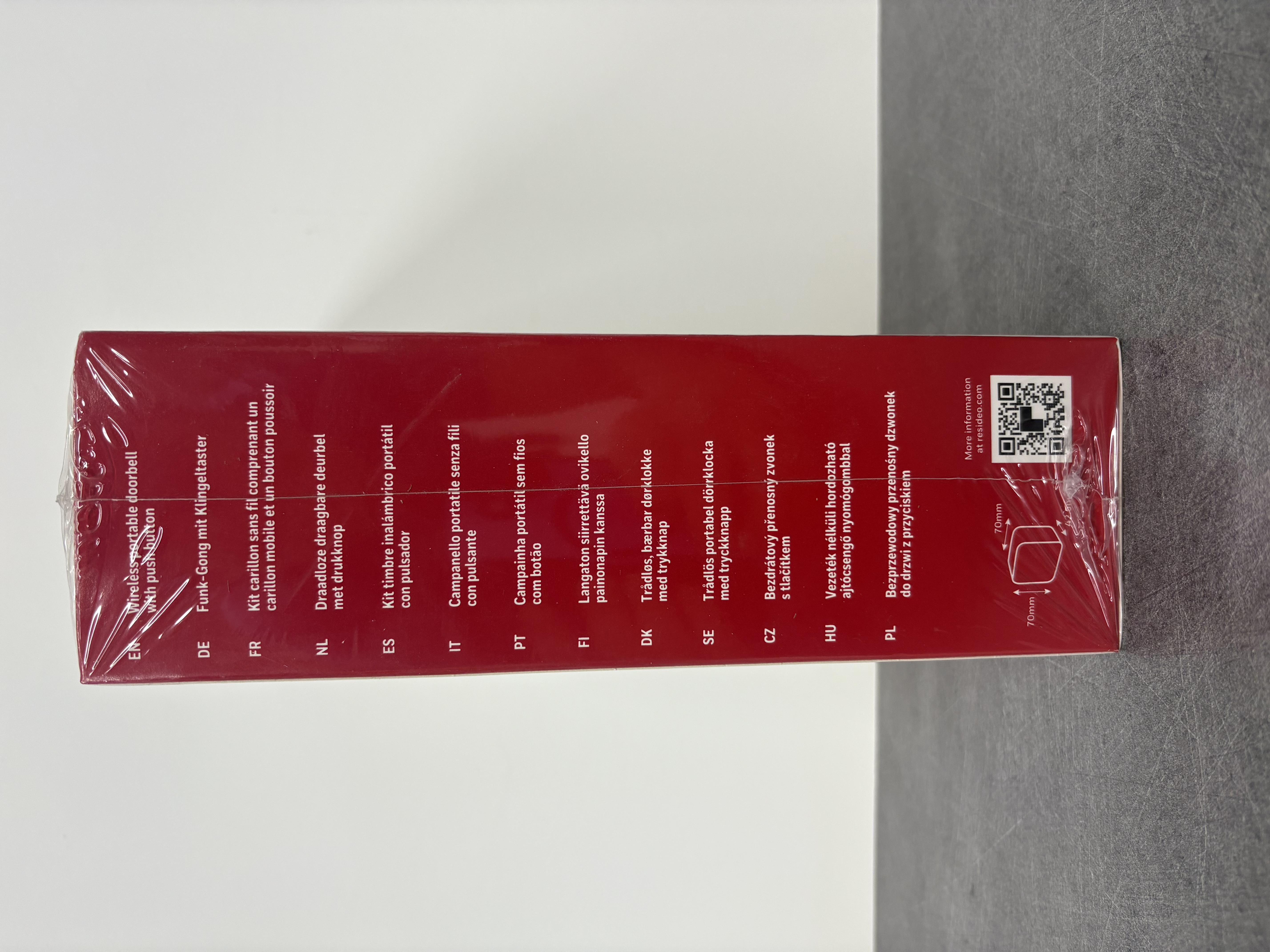 CARILLON DC515S ARGENT SANS FIL LUMINEUX - HONEYWELL