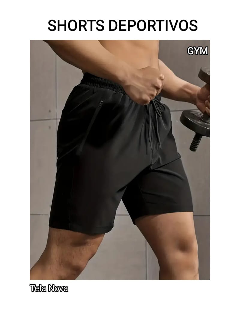 Shorts Deportivos Hombre (Pack 2 unidades)