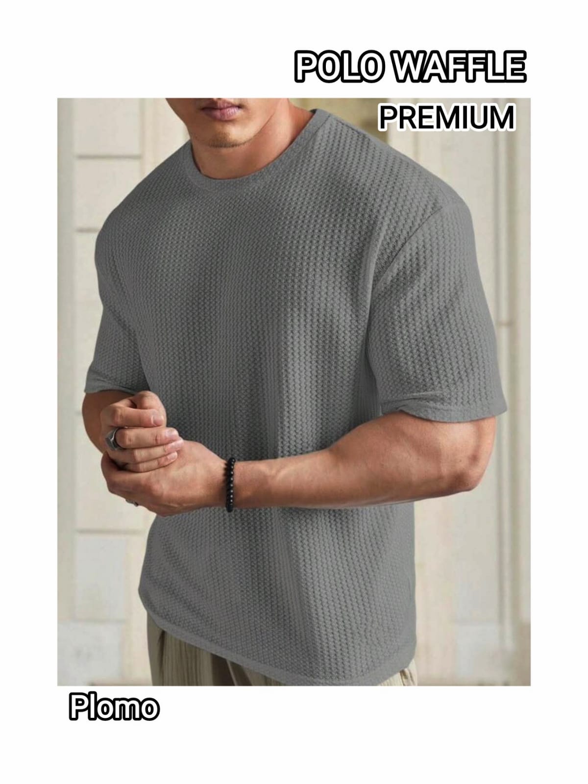 Polo Waffle Premium (Pack 3 unidades)