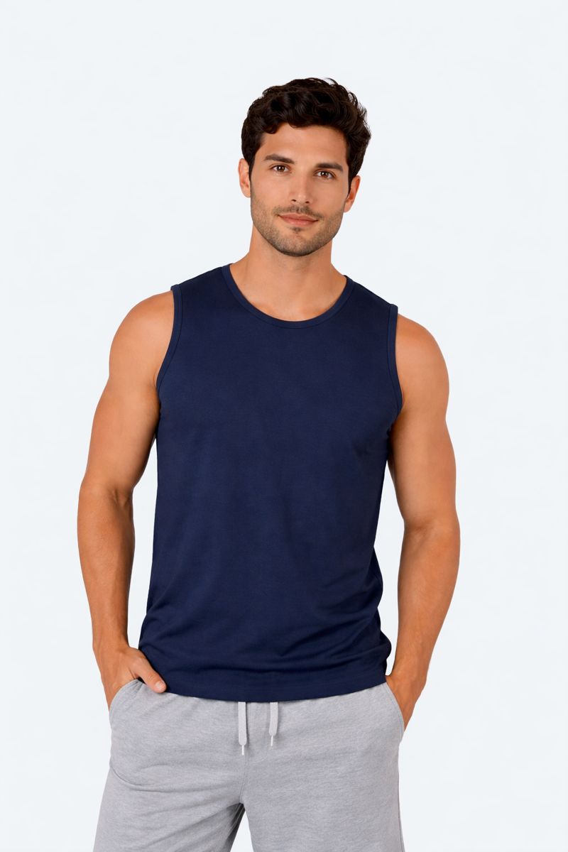 Polo Algodón Premium manga cero ( pack 3 unidades)