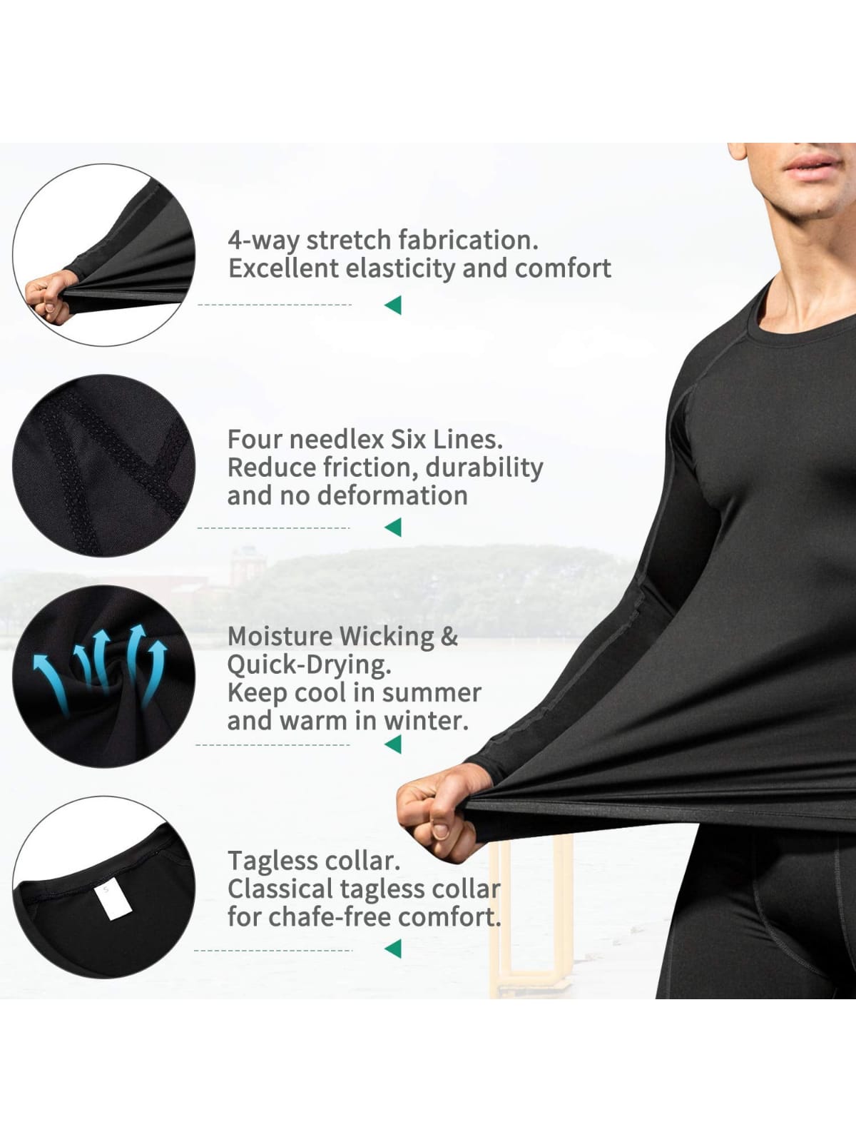 Polo de Compresión para Gym (Pack 2 unidades)