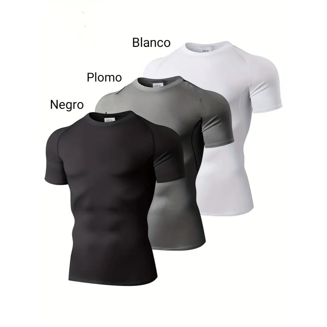 Polo Gym Compresión manga corta (Pack 2 unidades)